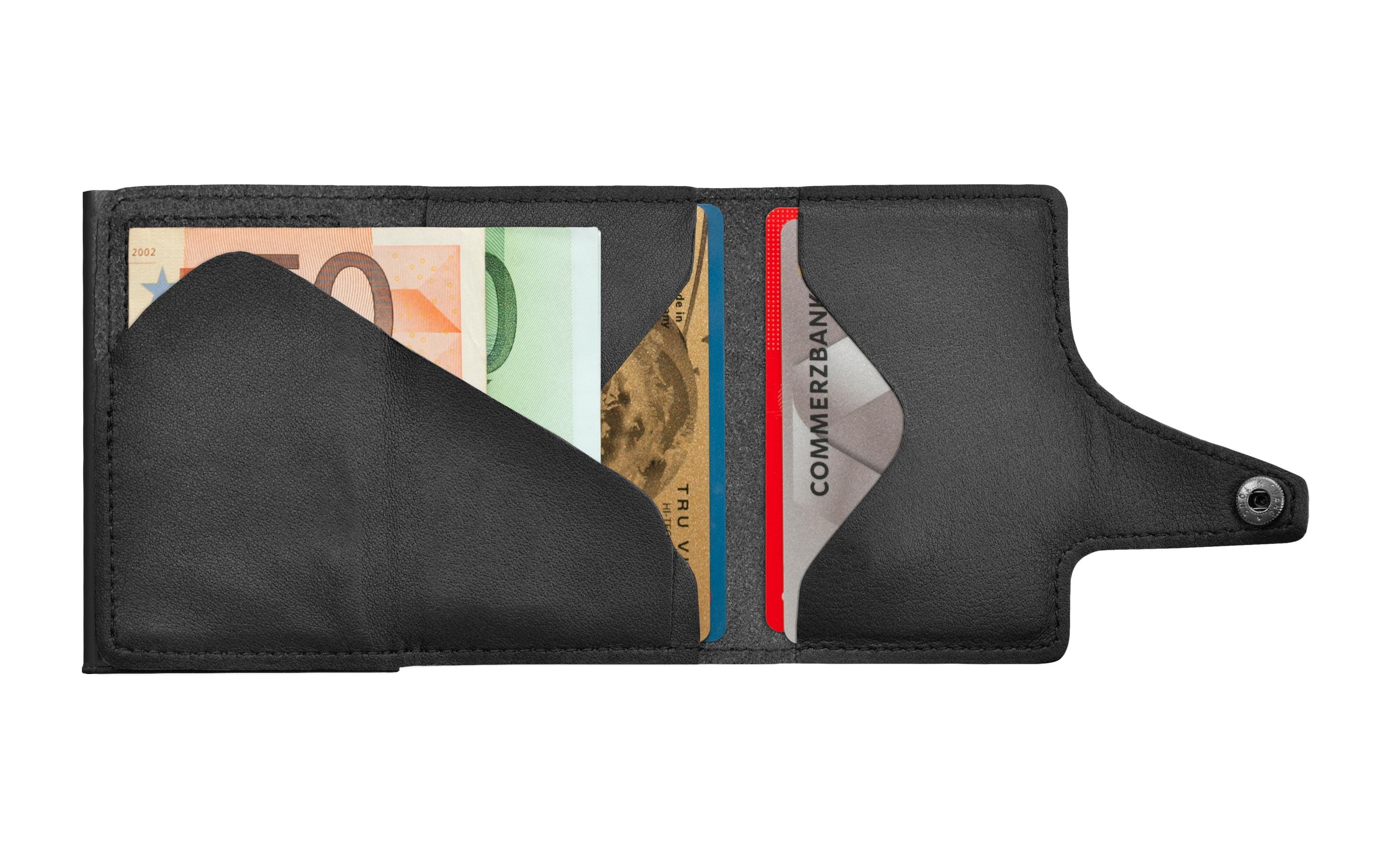 TRU VIRTU Portemonnaie Click & Slide Coin Wallet