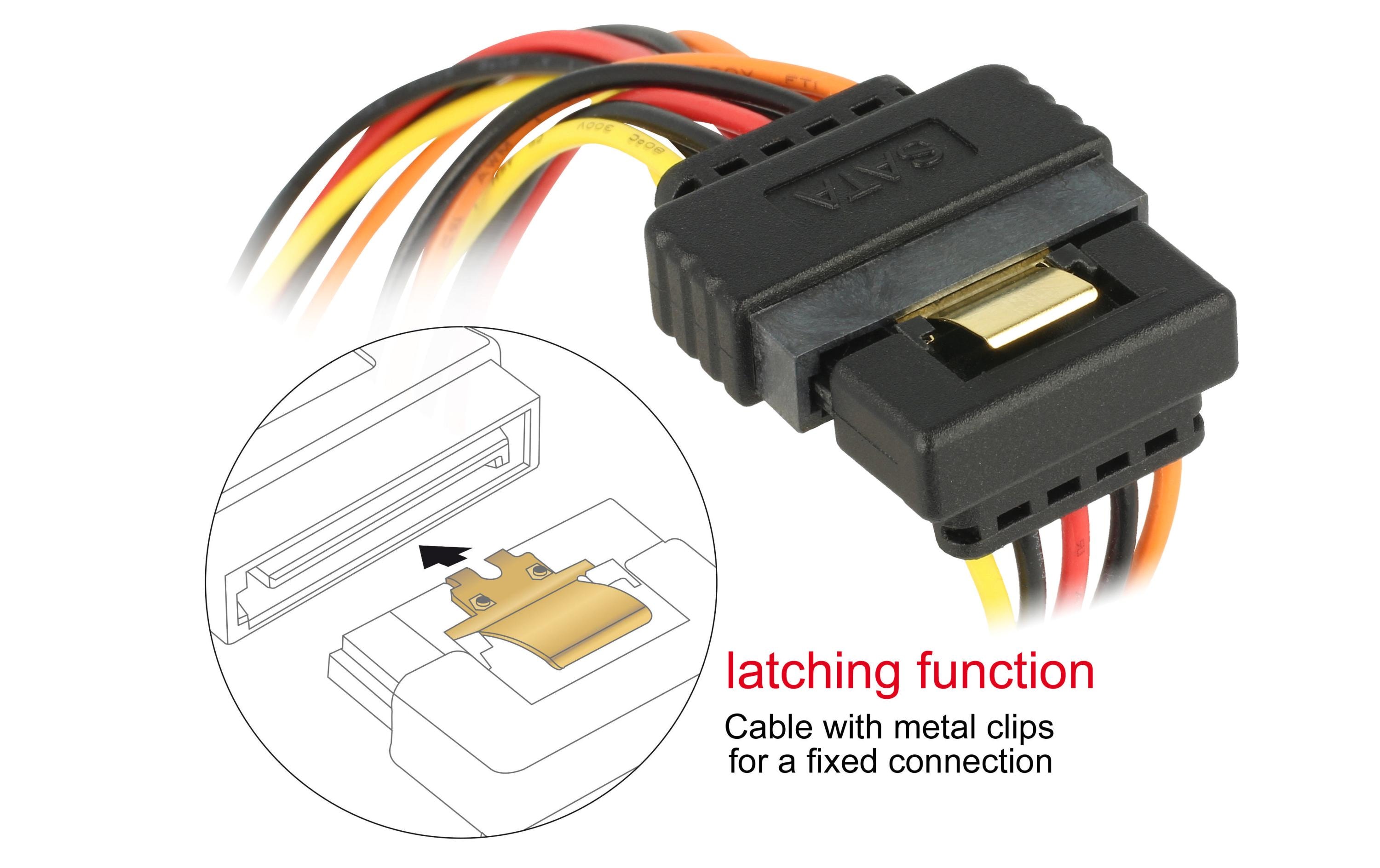 Delock Y-Stromkabel SATA - 2x SATA 15 cm