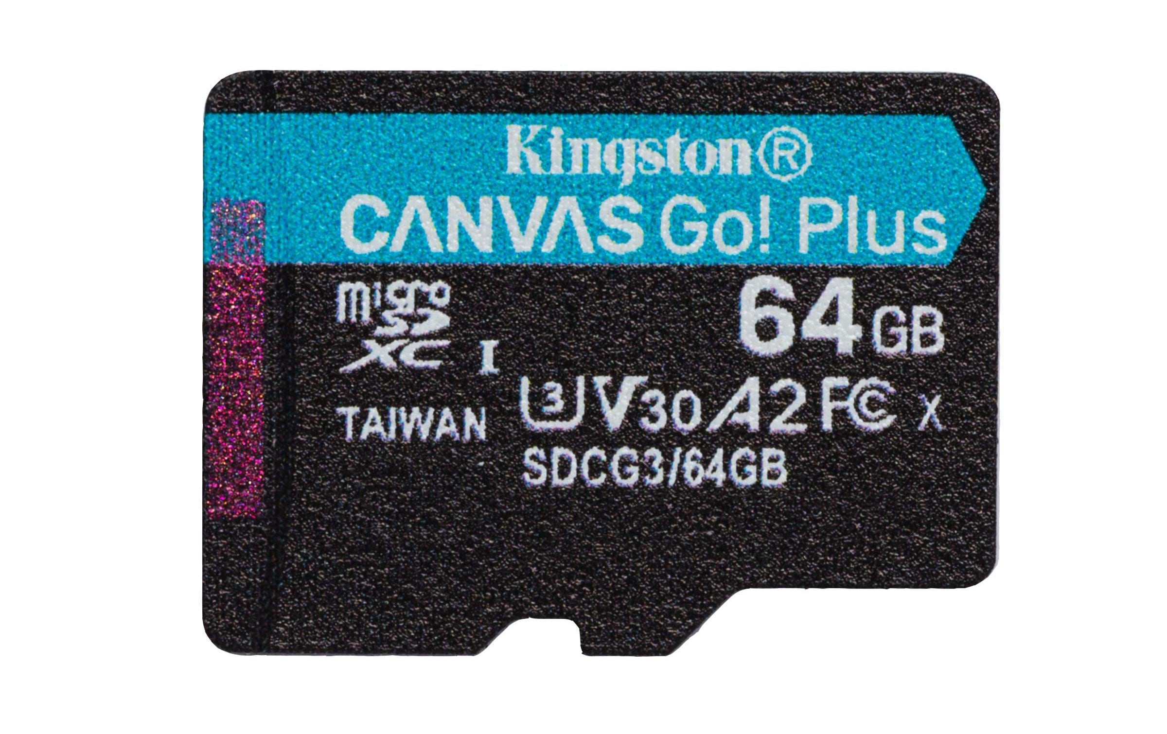 Kingston microSDXC-Karte Canvas Go! Plus 64 GB