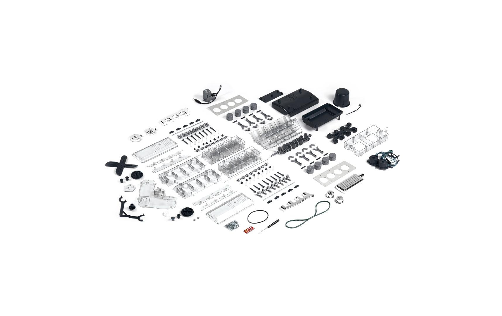 Franzis Bausatz V8 Motor DE/EN, 1:3