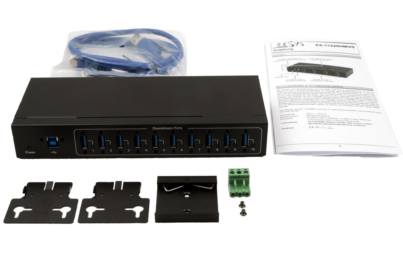 Exsys USB-Hub EX-11220HMVS