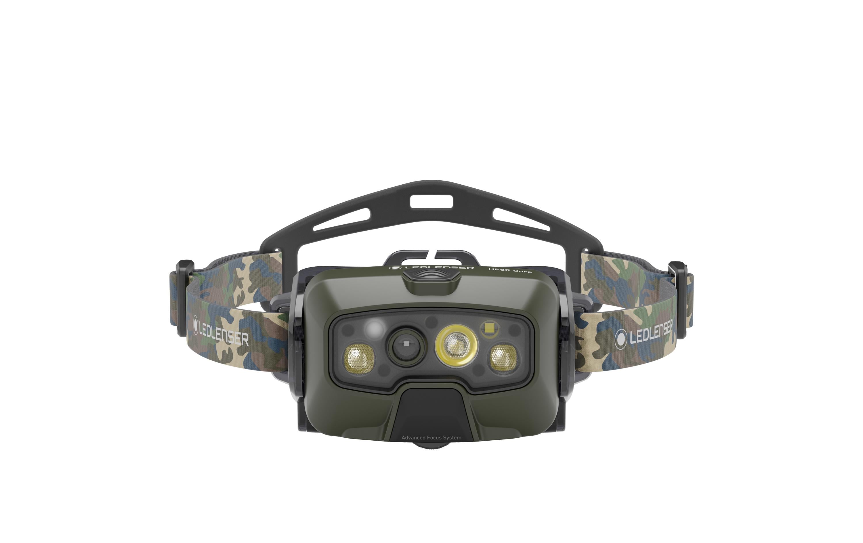 LED LENSER Stirnlampe HF8R Core RGB Camouflage