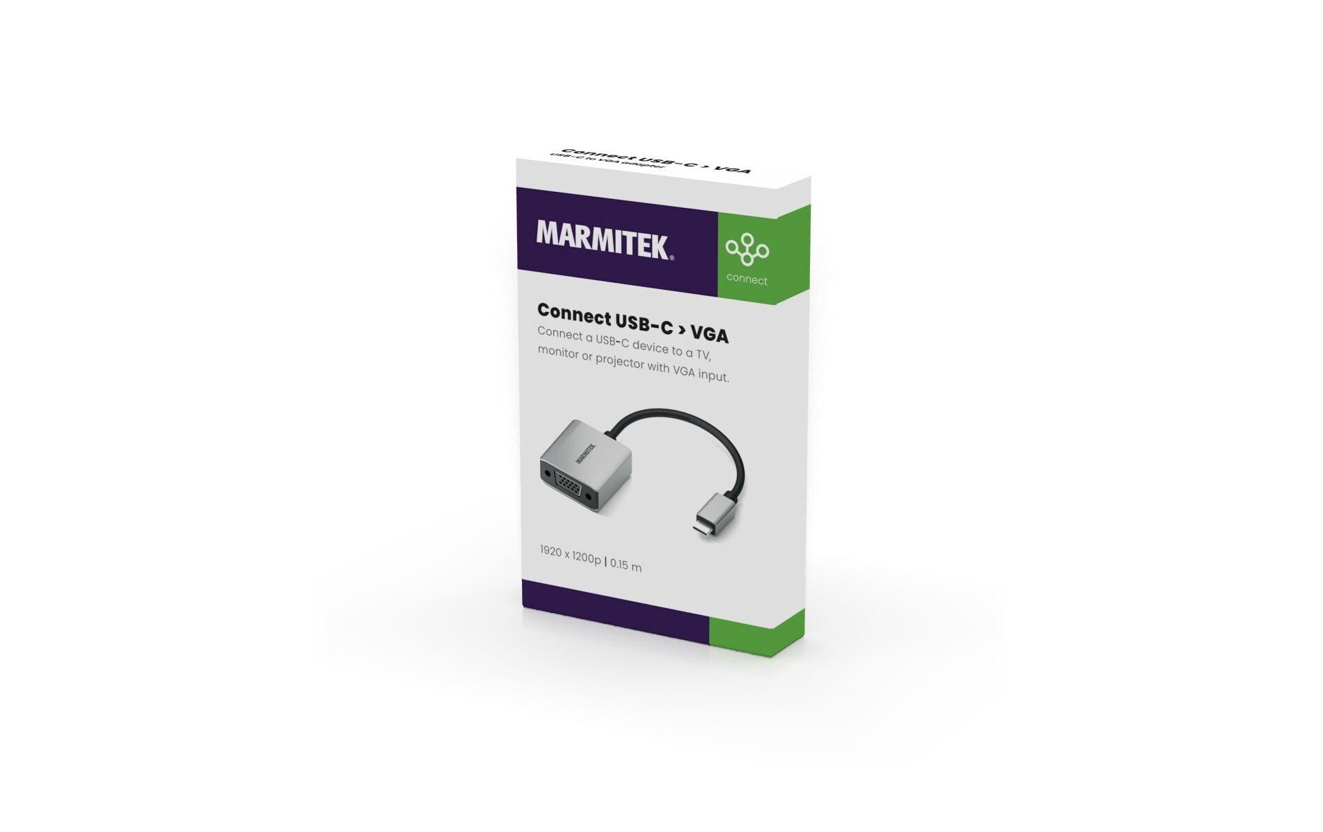 Marmitek Adapter Connect USB-C > VGA