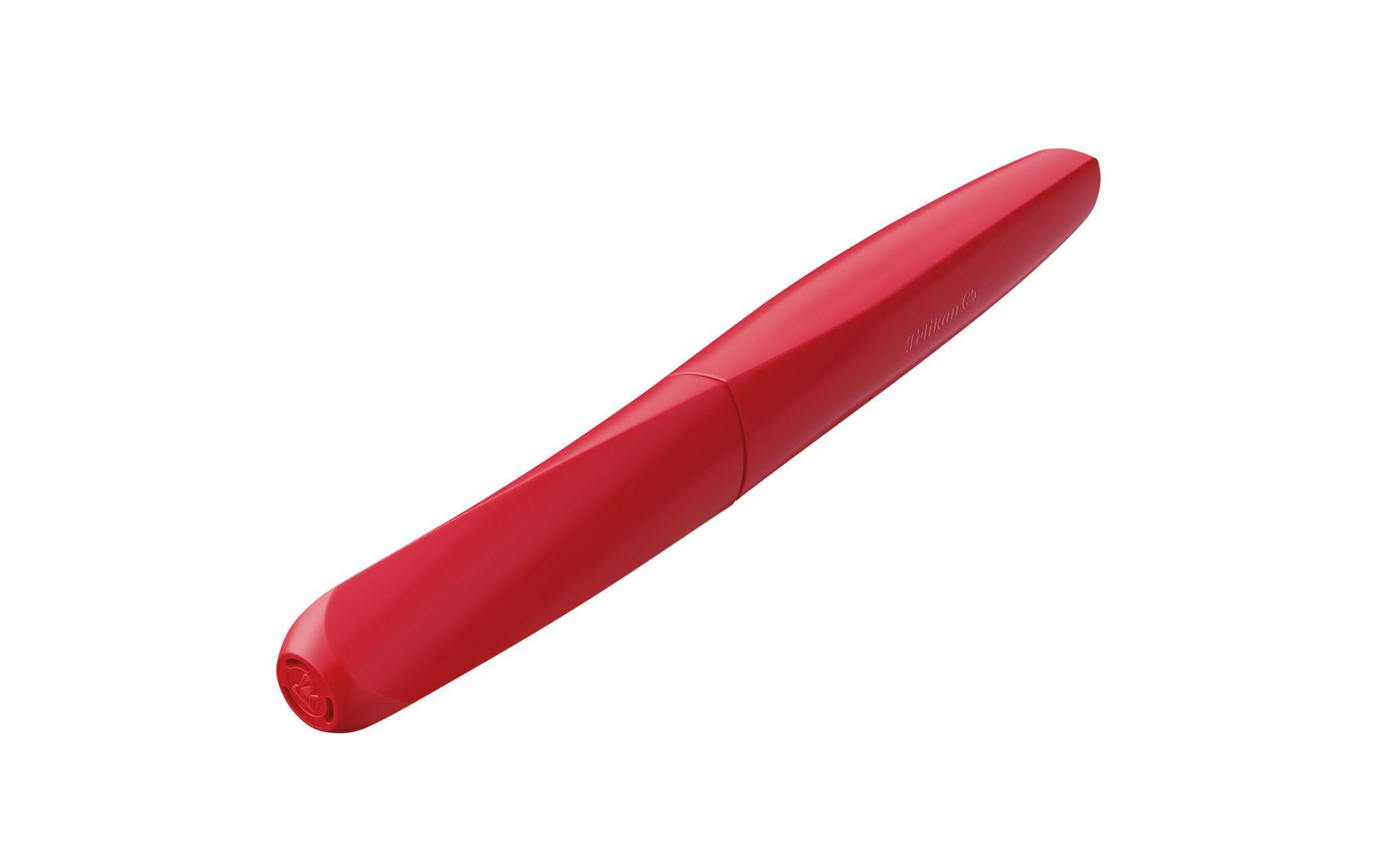 Pelikan Tintenroller Twist Fiery Red Medium (M), Rot/Schwarz