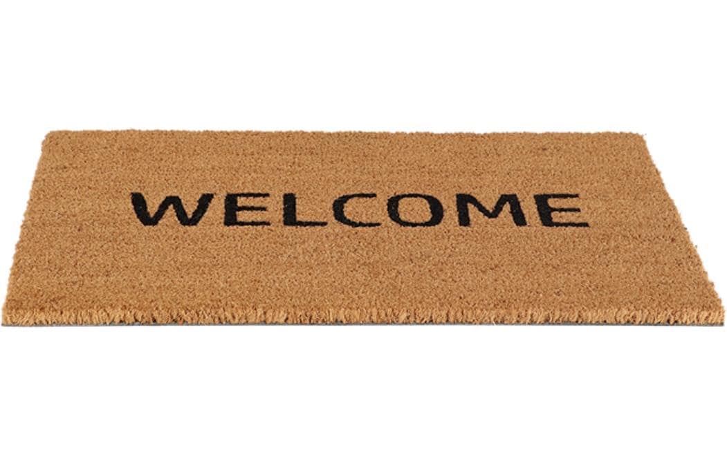 Esschert Design Fussmatte «Welcome» 40 cm x 60 cm