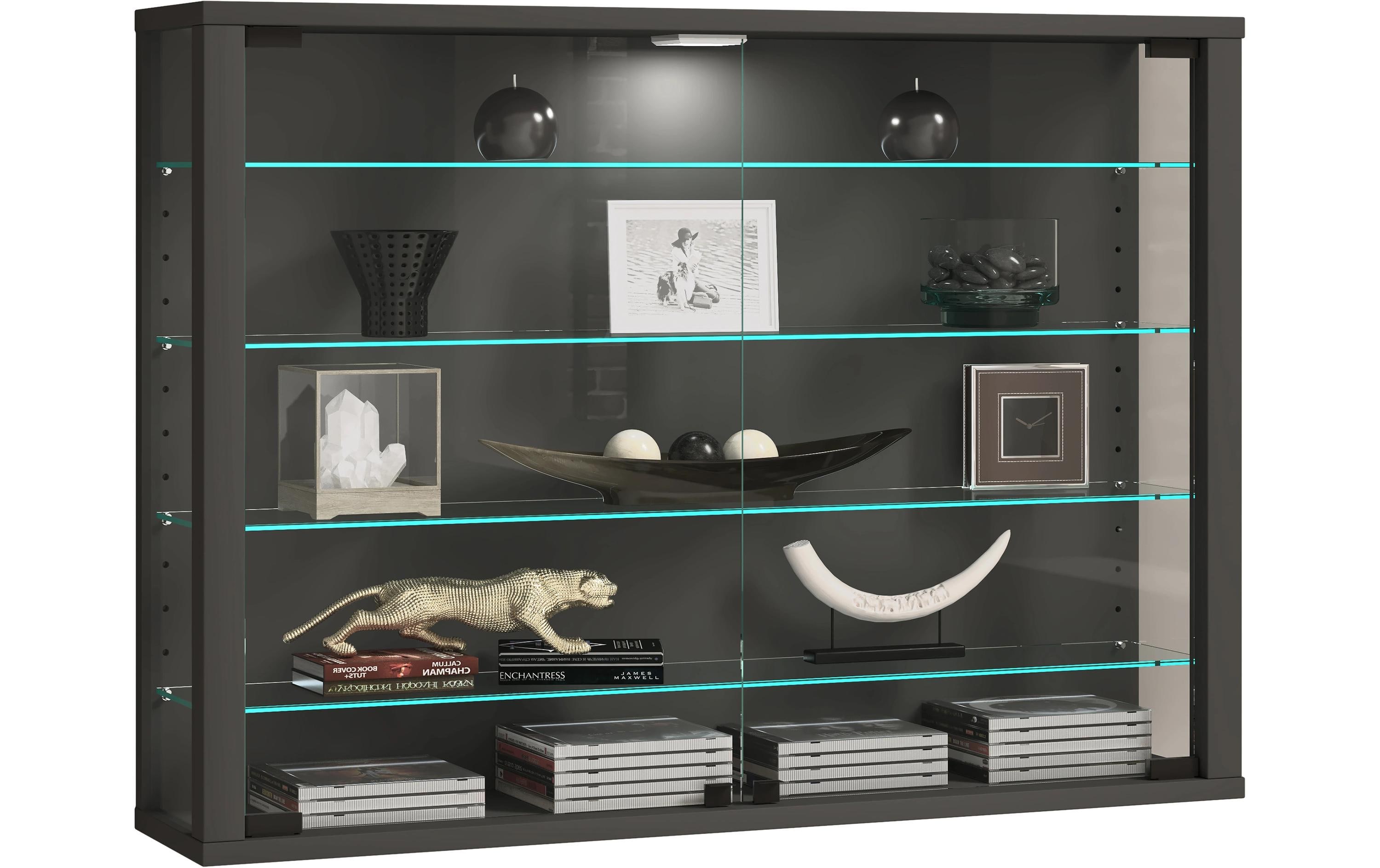 VCM Vitrine Vitrosa L 82.6 x 59.9 cm, Anthrazit