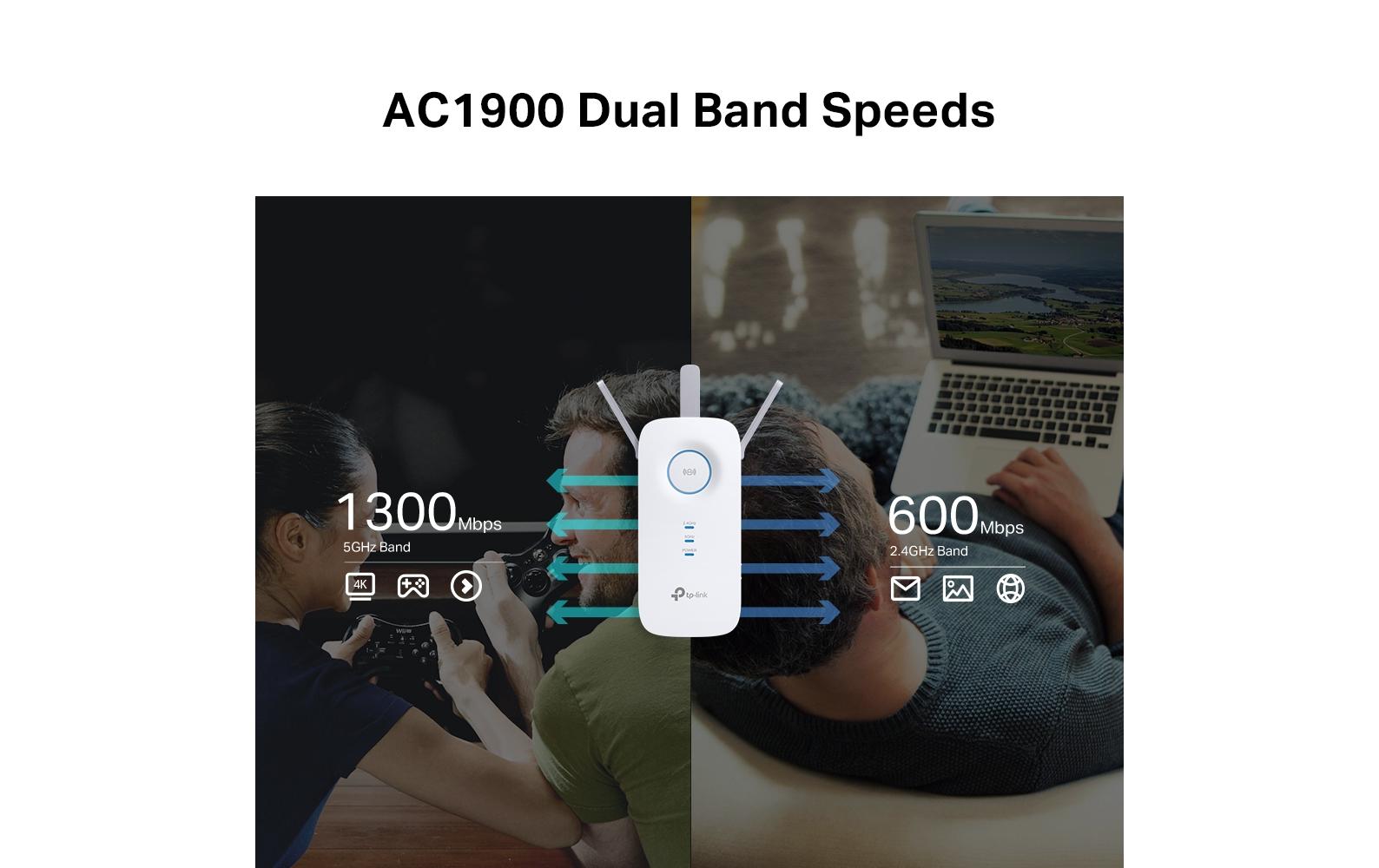 TP-Link WLAN-Mesh-Repeater RE550