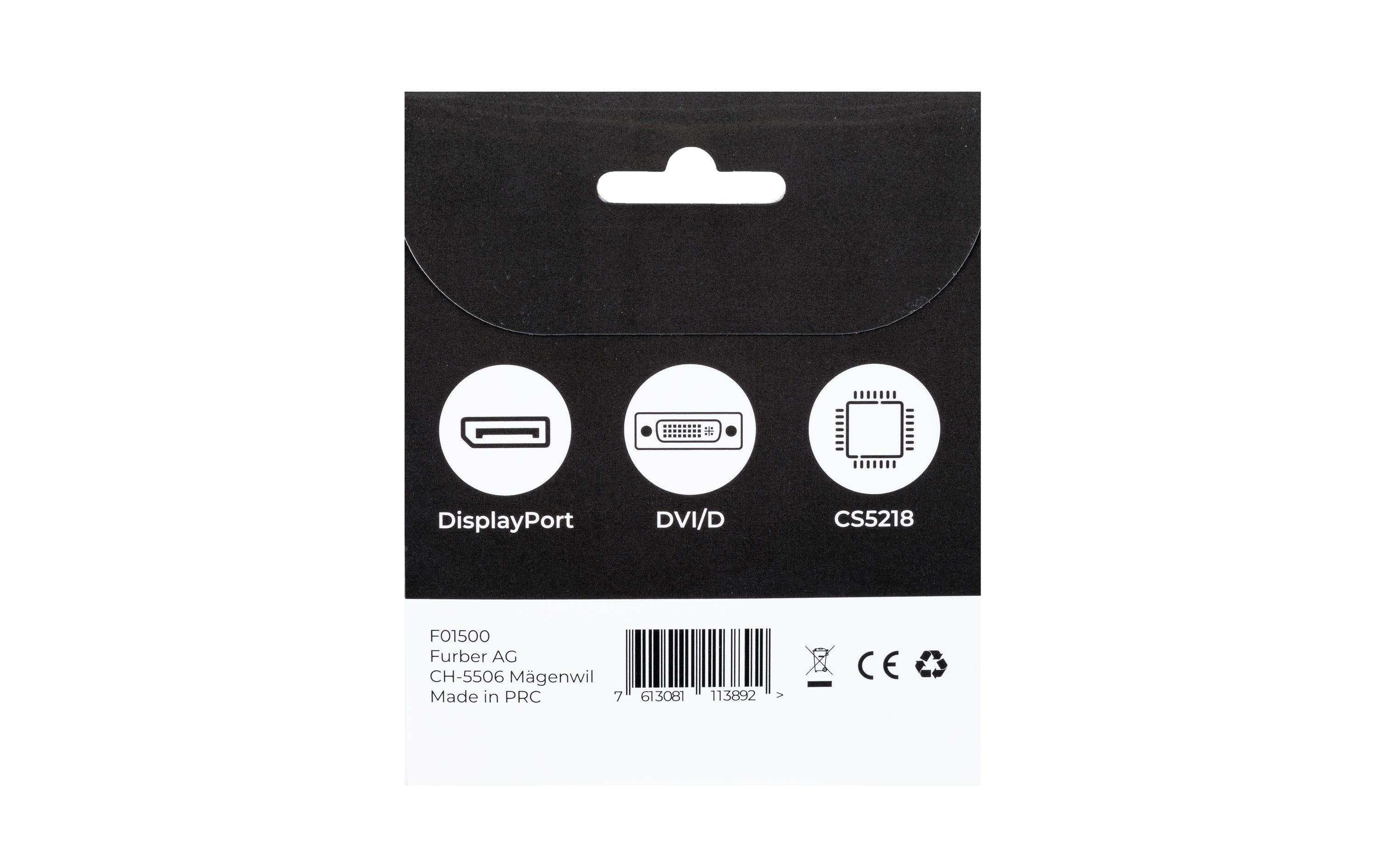 onit Adapter DisplayPort - DVI-D, 1 Stück