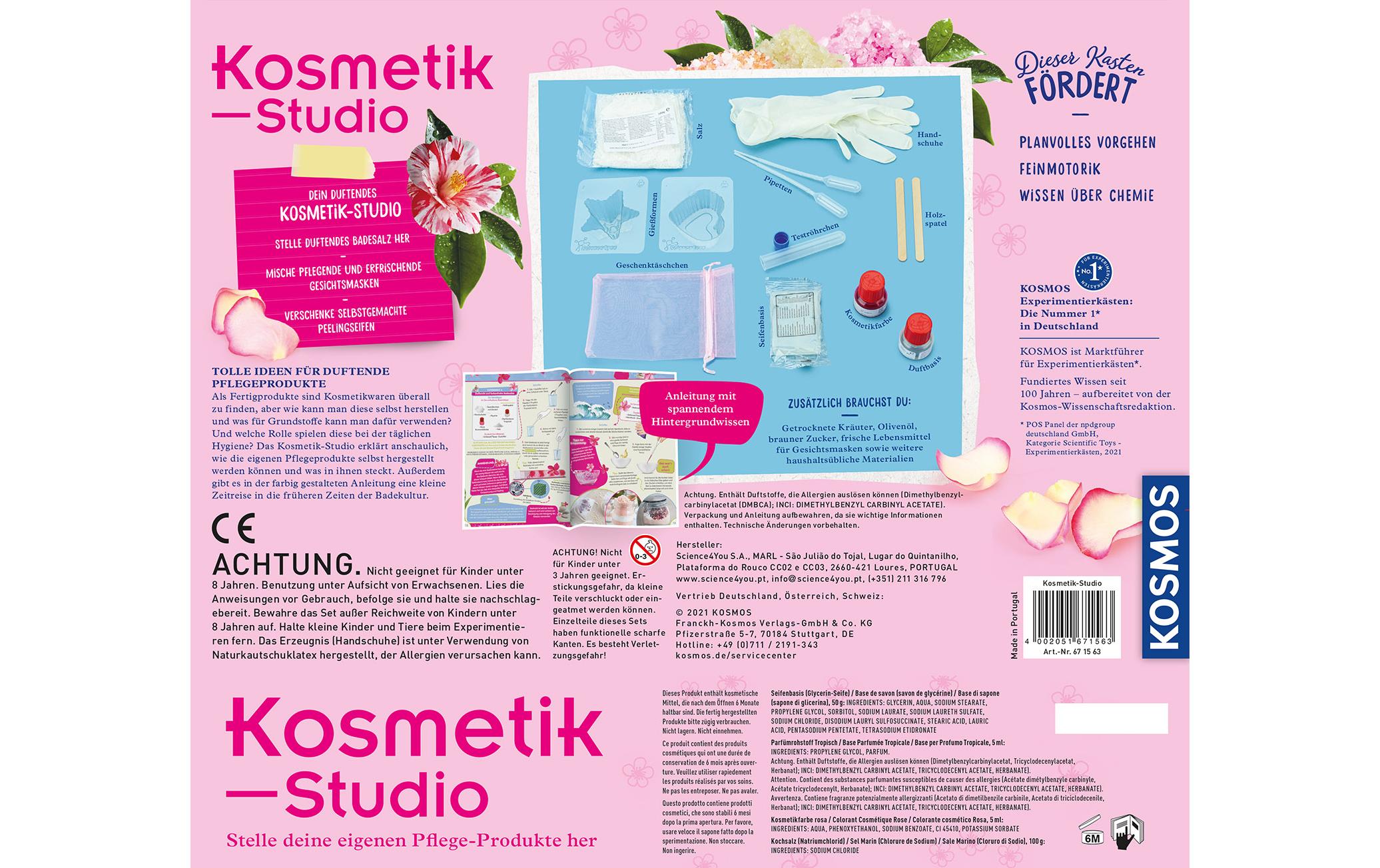 Kosmos Experimentierkasten Kosmetik-Studio