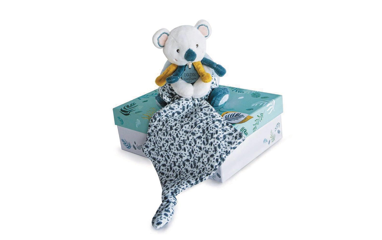 DouDou et compagnie Geschenkset Koala Schmusetuch 15cm