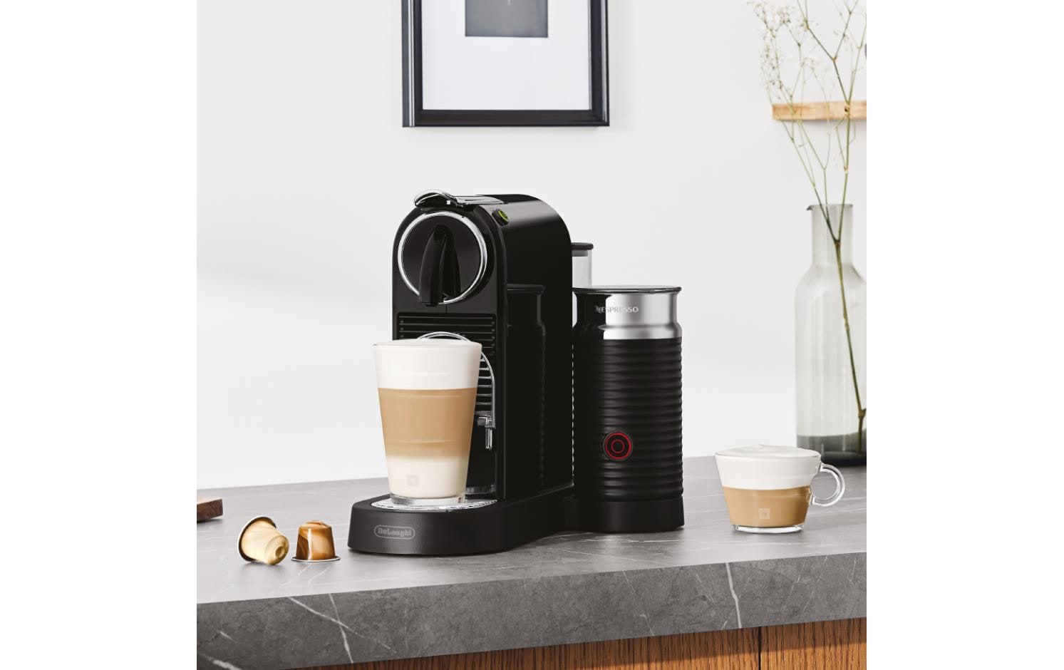 De'Longhi Kaffeemaschine Nespresso CitiZ & Milk EN267.BAE Schwarz