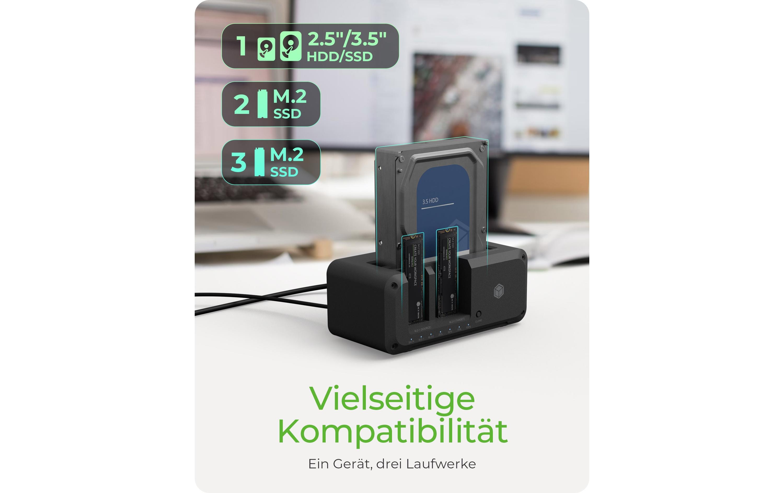 ICY BOX Docking- und Klonstation IB-2924 MSCL-C31