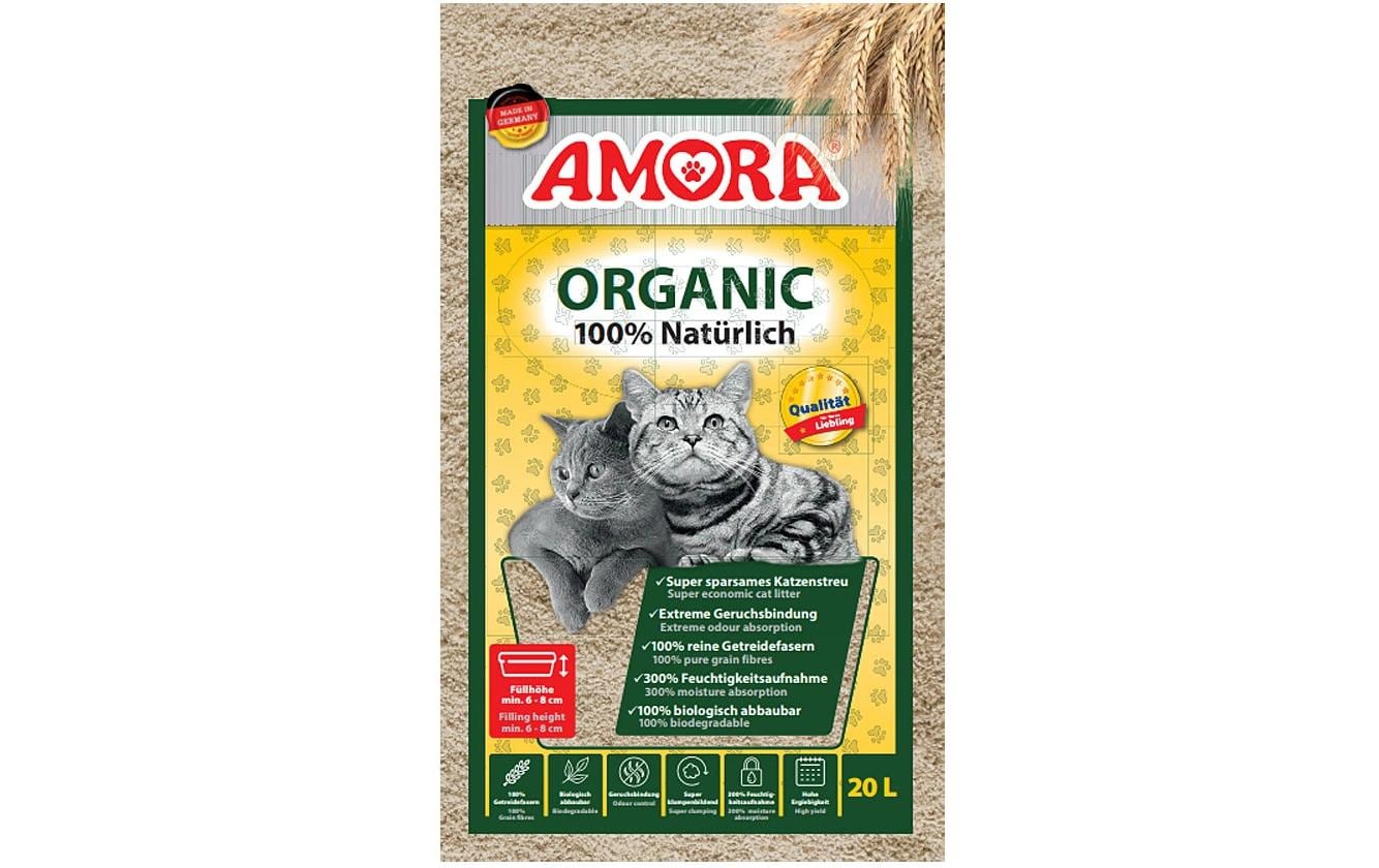 AMORA Katzenstreu Organic, 20 l