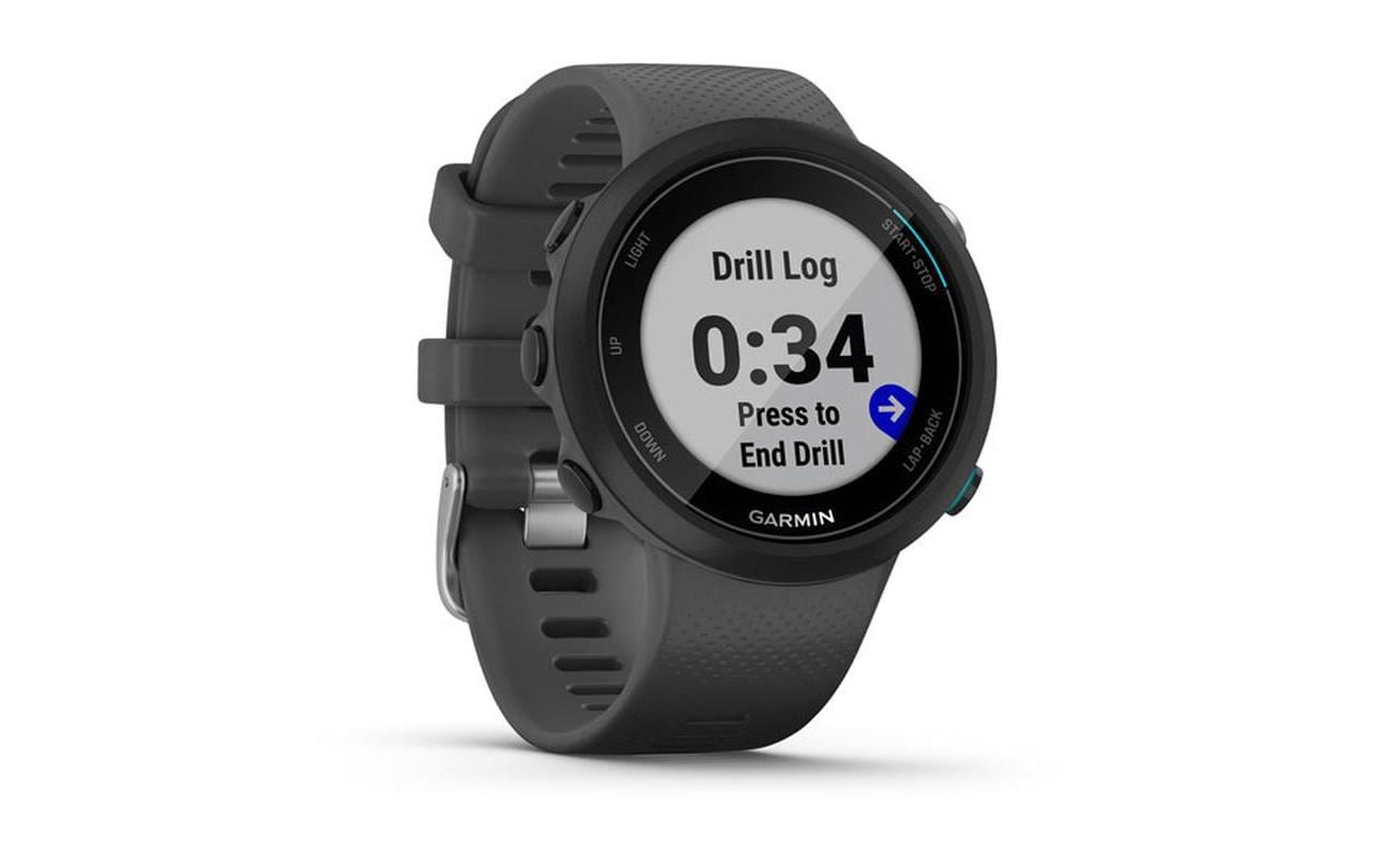 GARMIN GPS-Sportuhr Swim 2 Grau/Schwarz