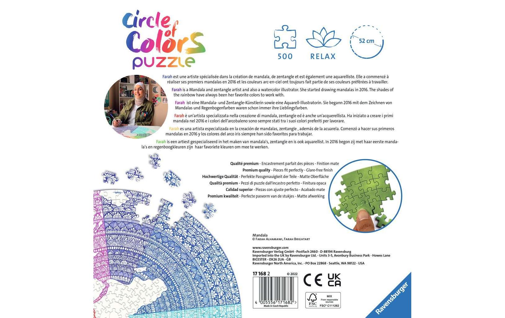 Ravensburger Puzzle Circle of Colors – Mandala