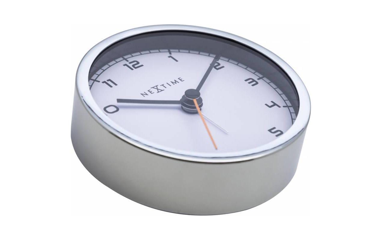 NeXtime Klassischer Wecker Company Alarm Weiss