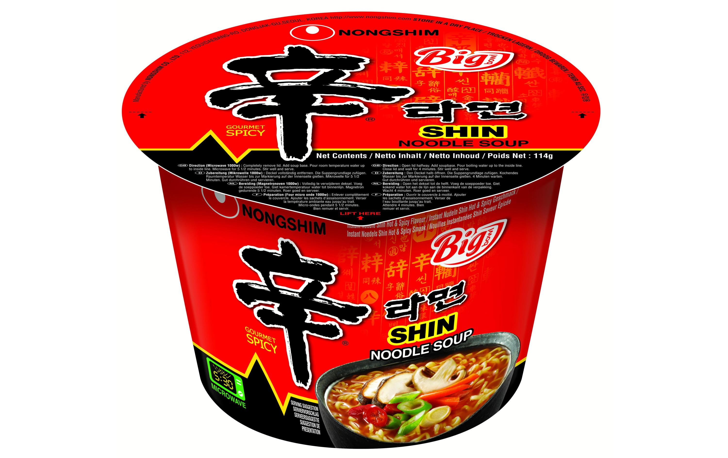 Nongshim Nudelsuppe Shin's Big Cup 114 g