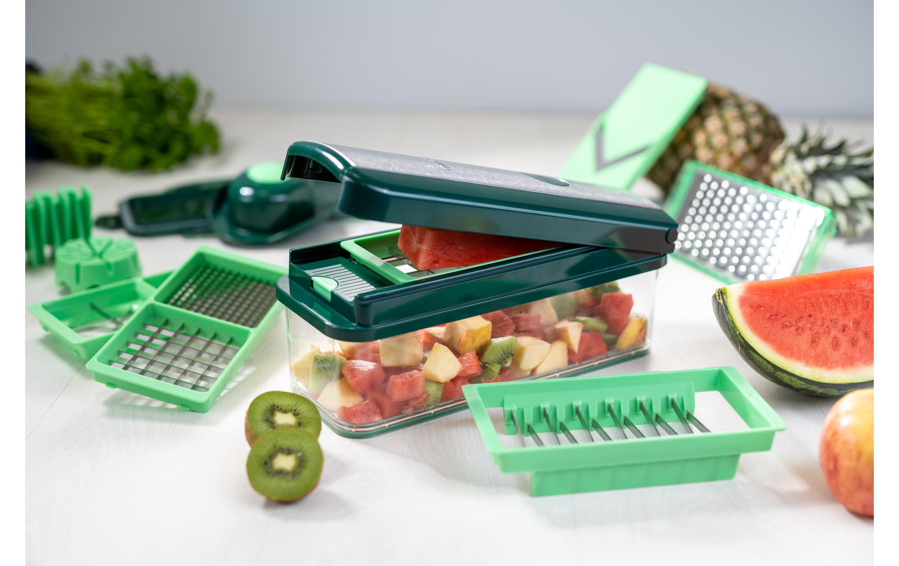 Genius Gemüseschneider Genius Nicer Dicer Exklusive 15-teilig, Grün