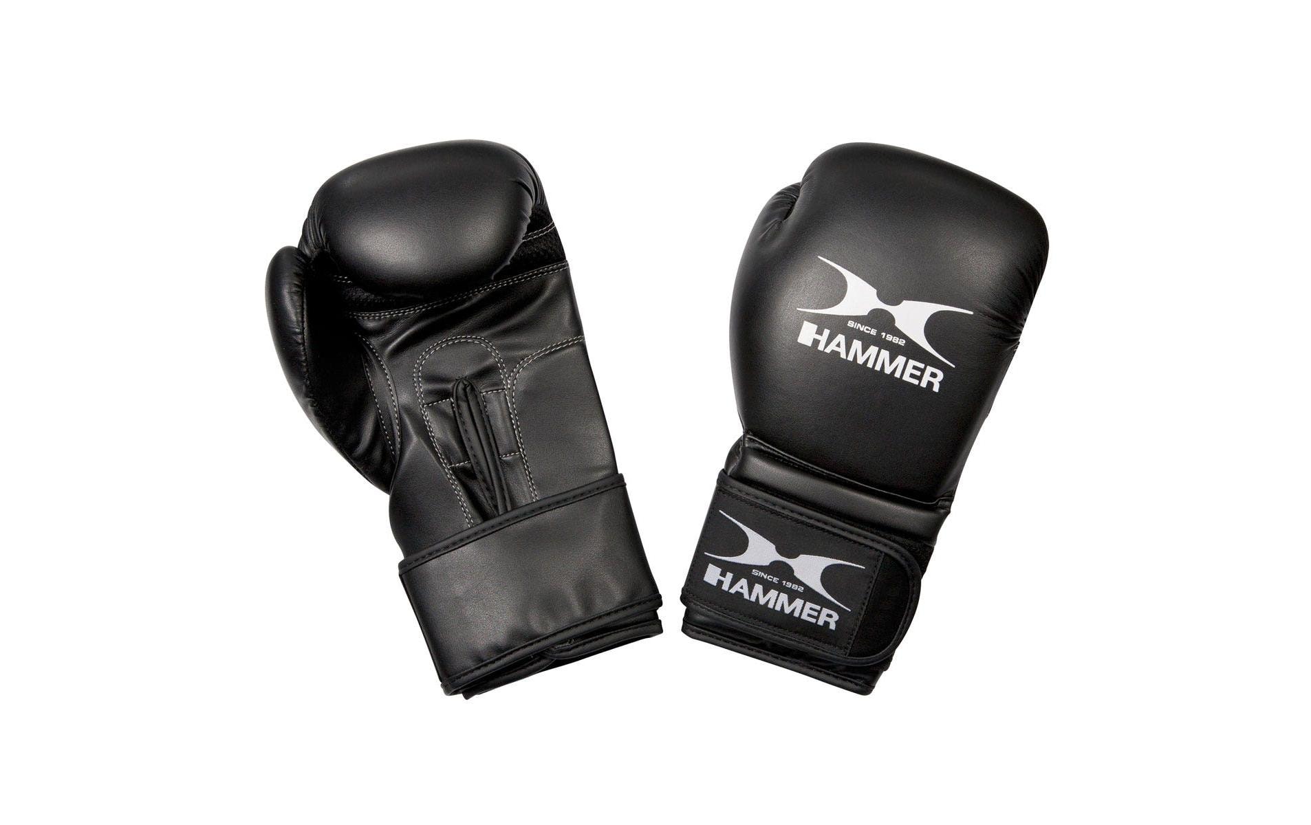 HAMMER Boxhandschuhe Premium Training - 8 oz Schwarz