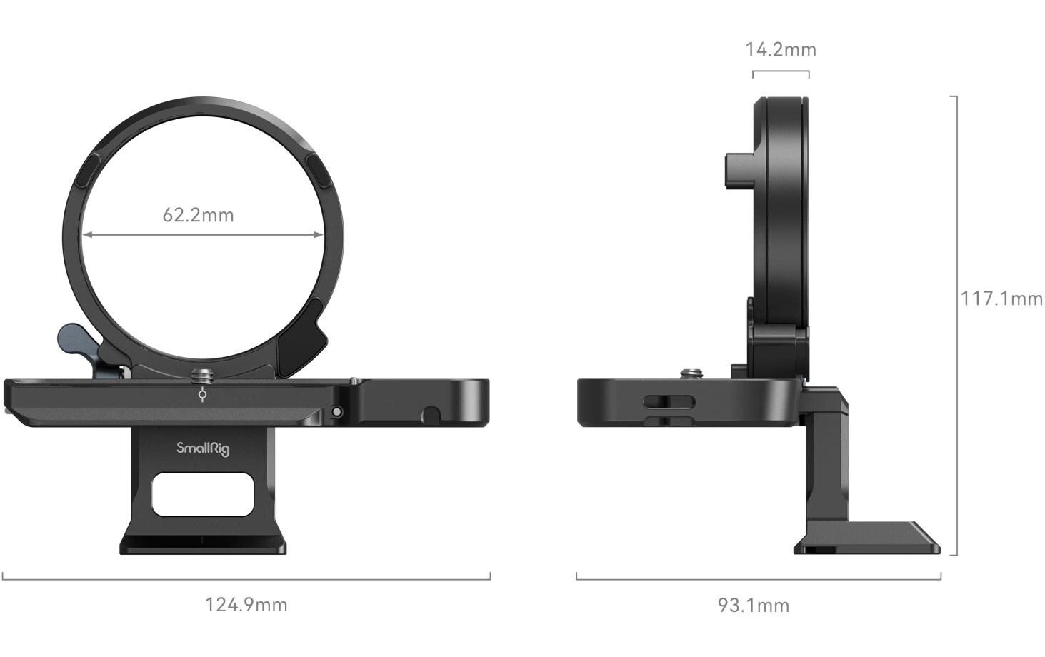 Smallrig Adapter Horizontal-zu-vertikal Platte