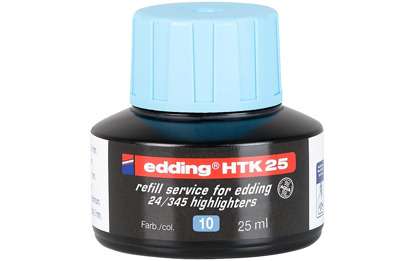 edding Nachfülltinte HTK25 25 ml, Hellblau