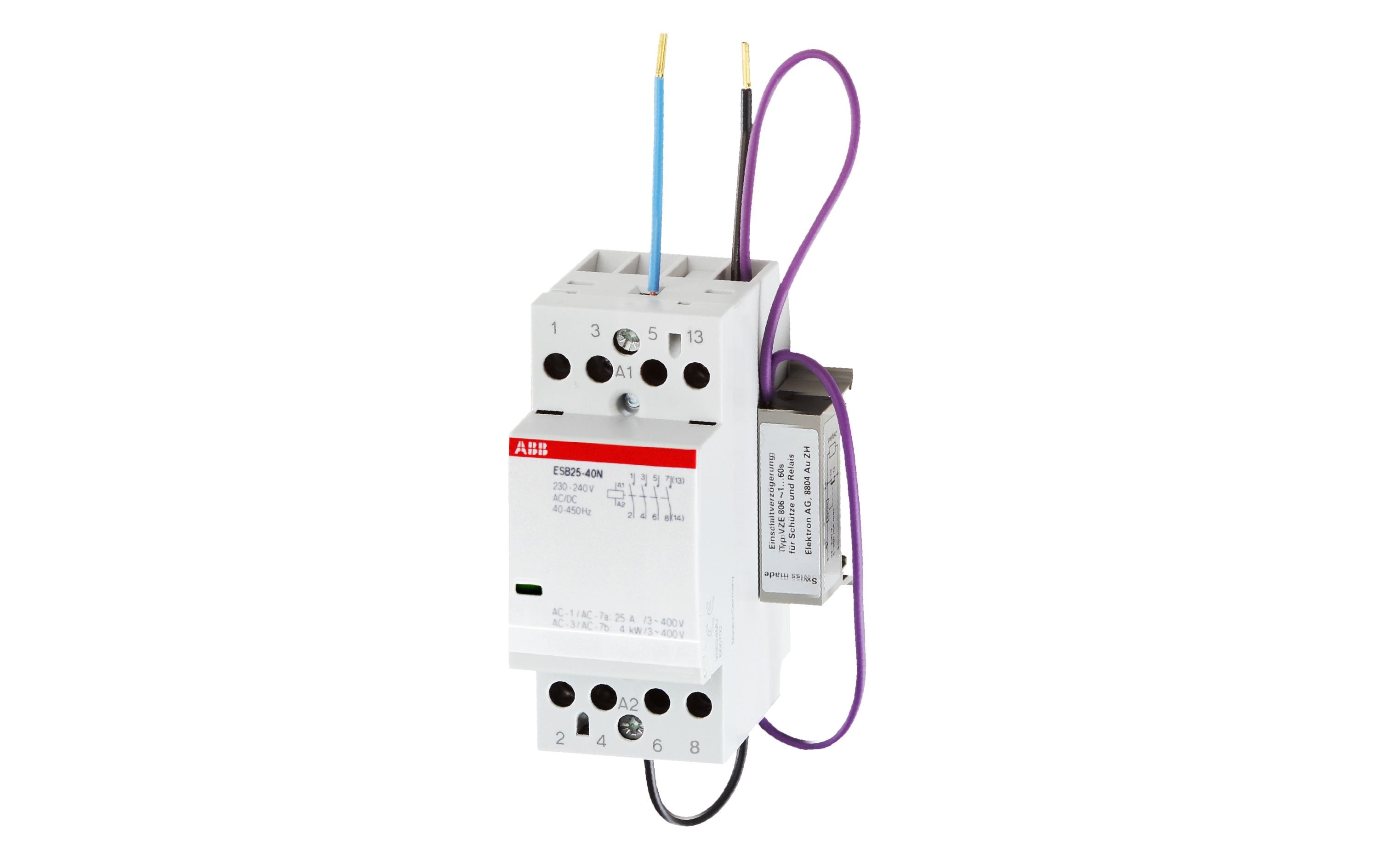 ELEKTRON REG Schütz WV 2S EB mit ABB ESB25-40N-06