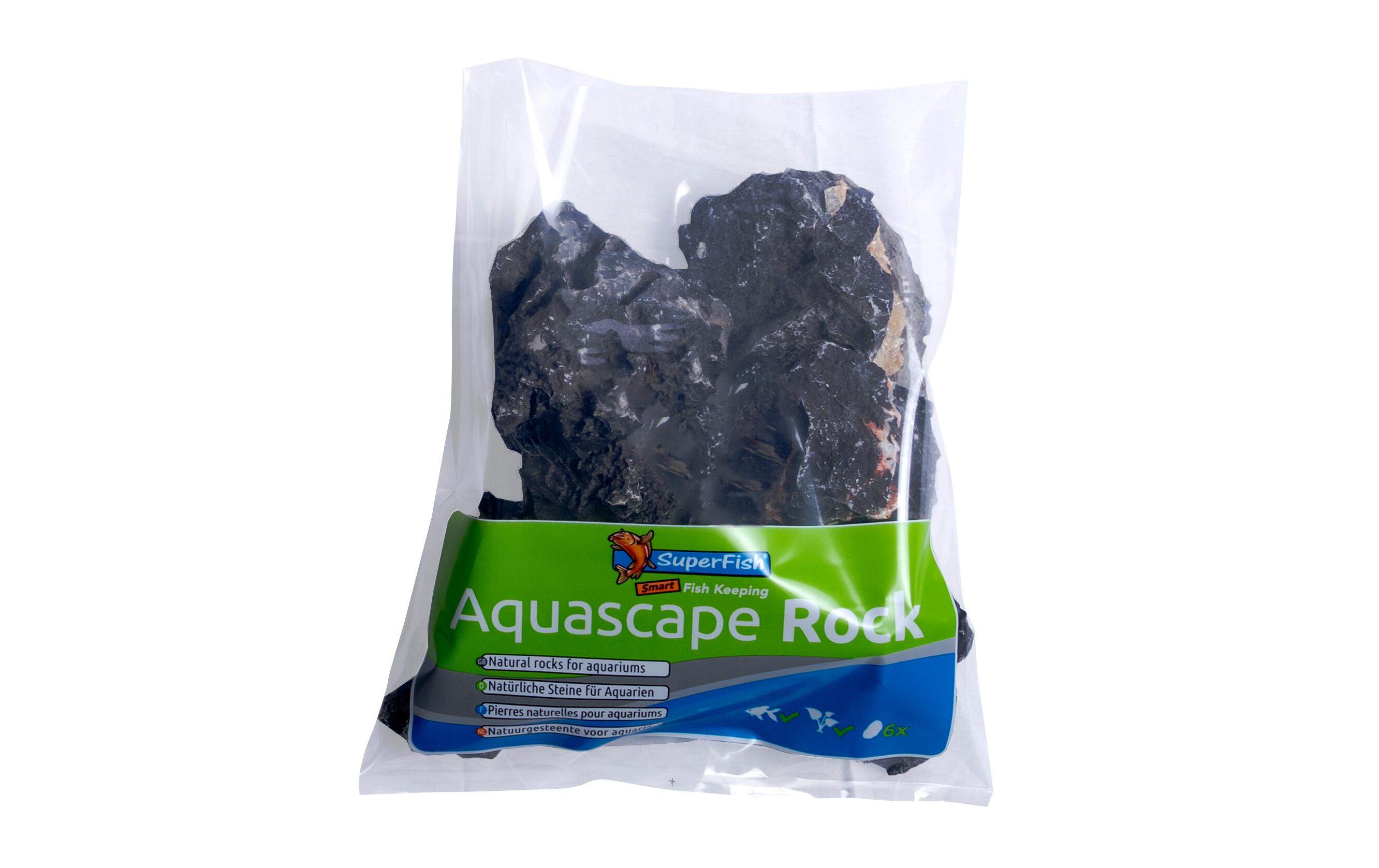 SuperFish Aquascape Schwarz Rock, 5 kg