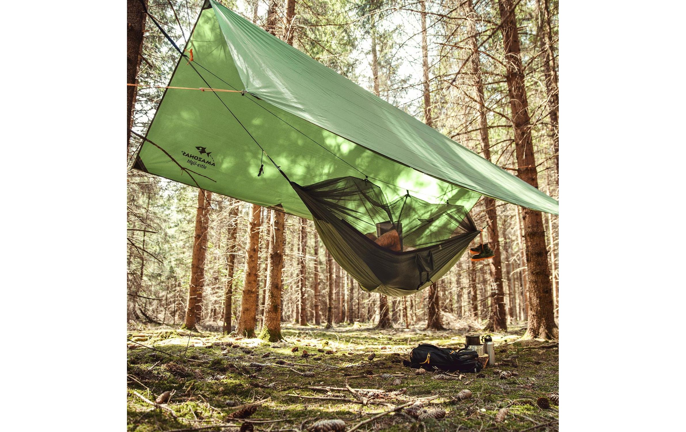 AMAZONAS Hängematte Hammock Moskito-Traveller Thermo XXL