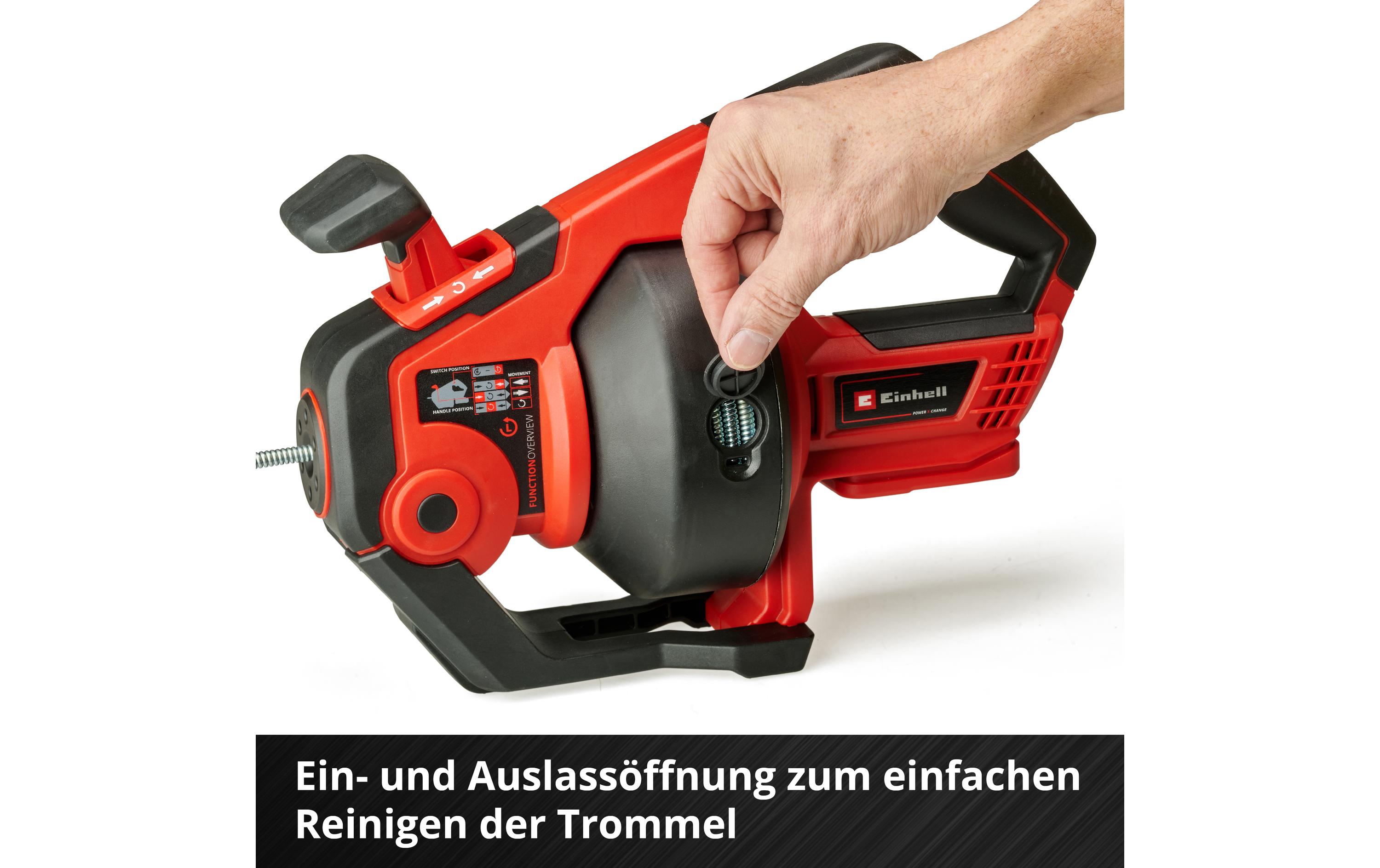 Einhell Akku-Rohrreiniger TE-DA 18/760 Li