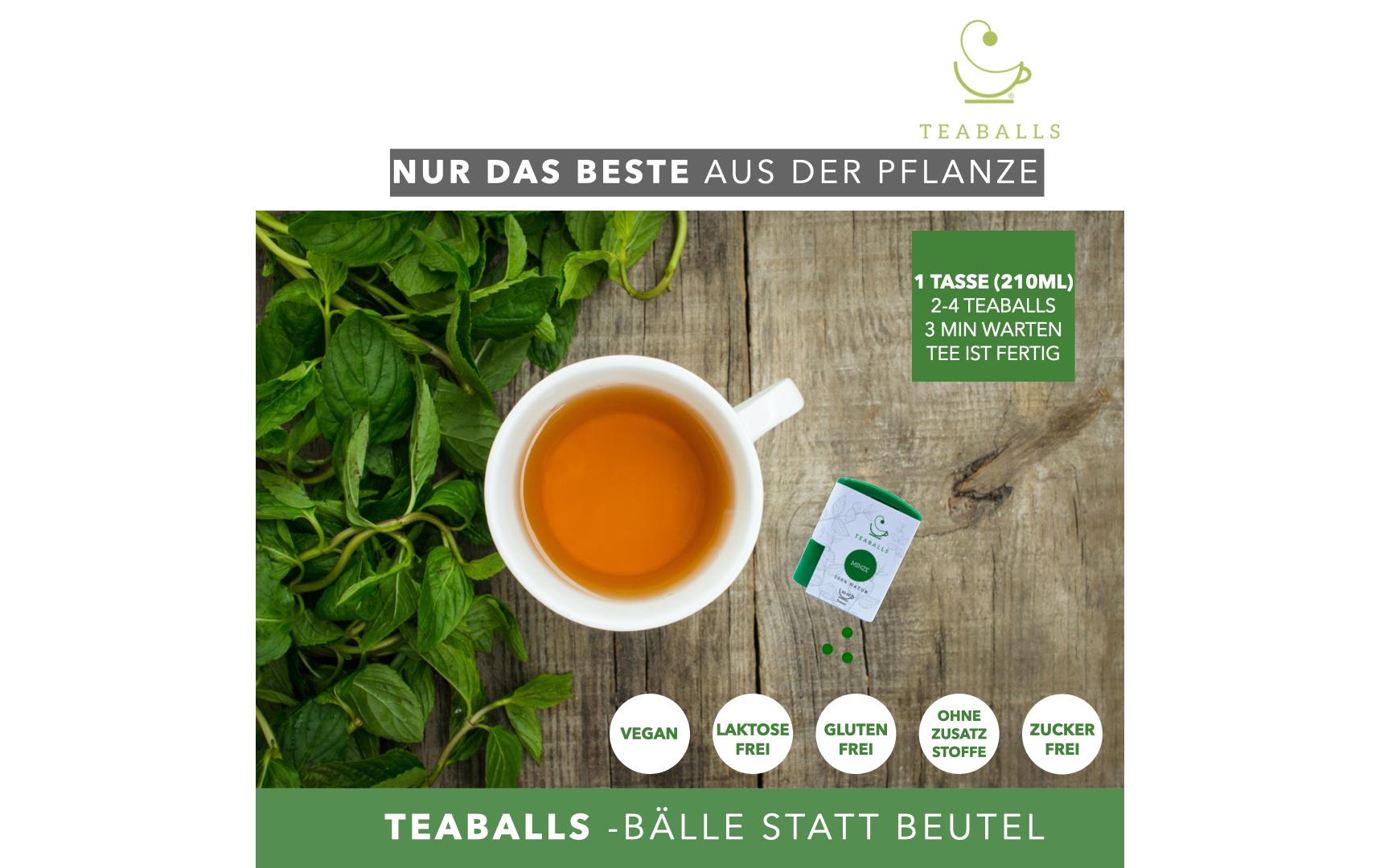 TEABALLS Teaballs Ingwer Naturtrüb 30-75 Tassen