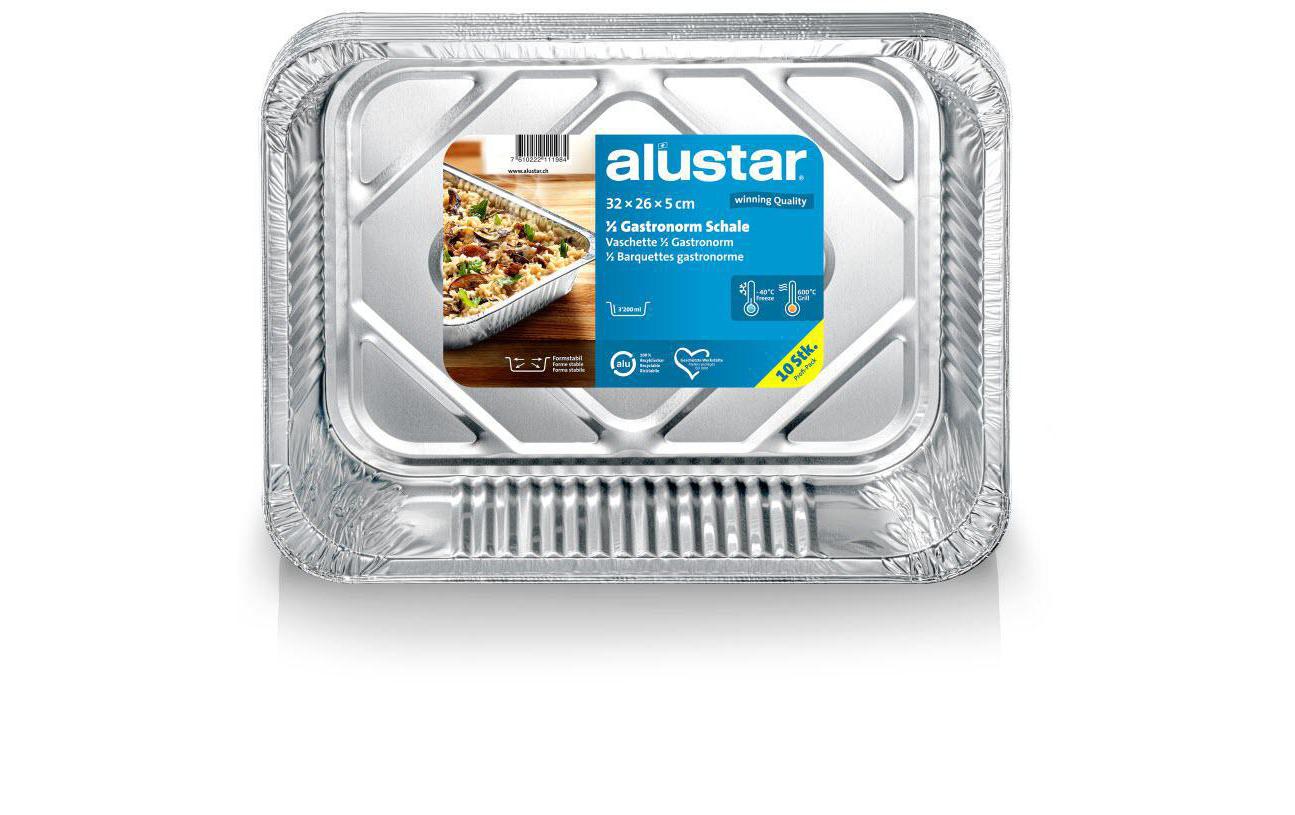 Alustar Grillschale 32 cm x 26 x 5 cm 10 Stück