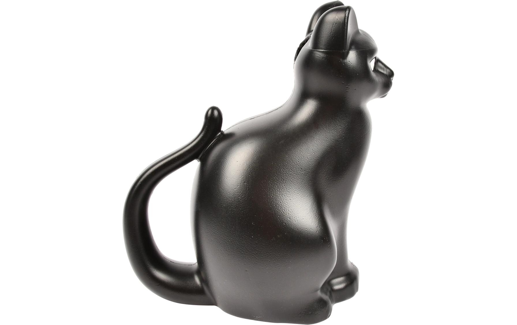 Esschert Design Giesskanne Katze Schwarz