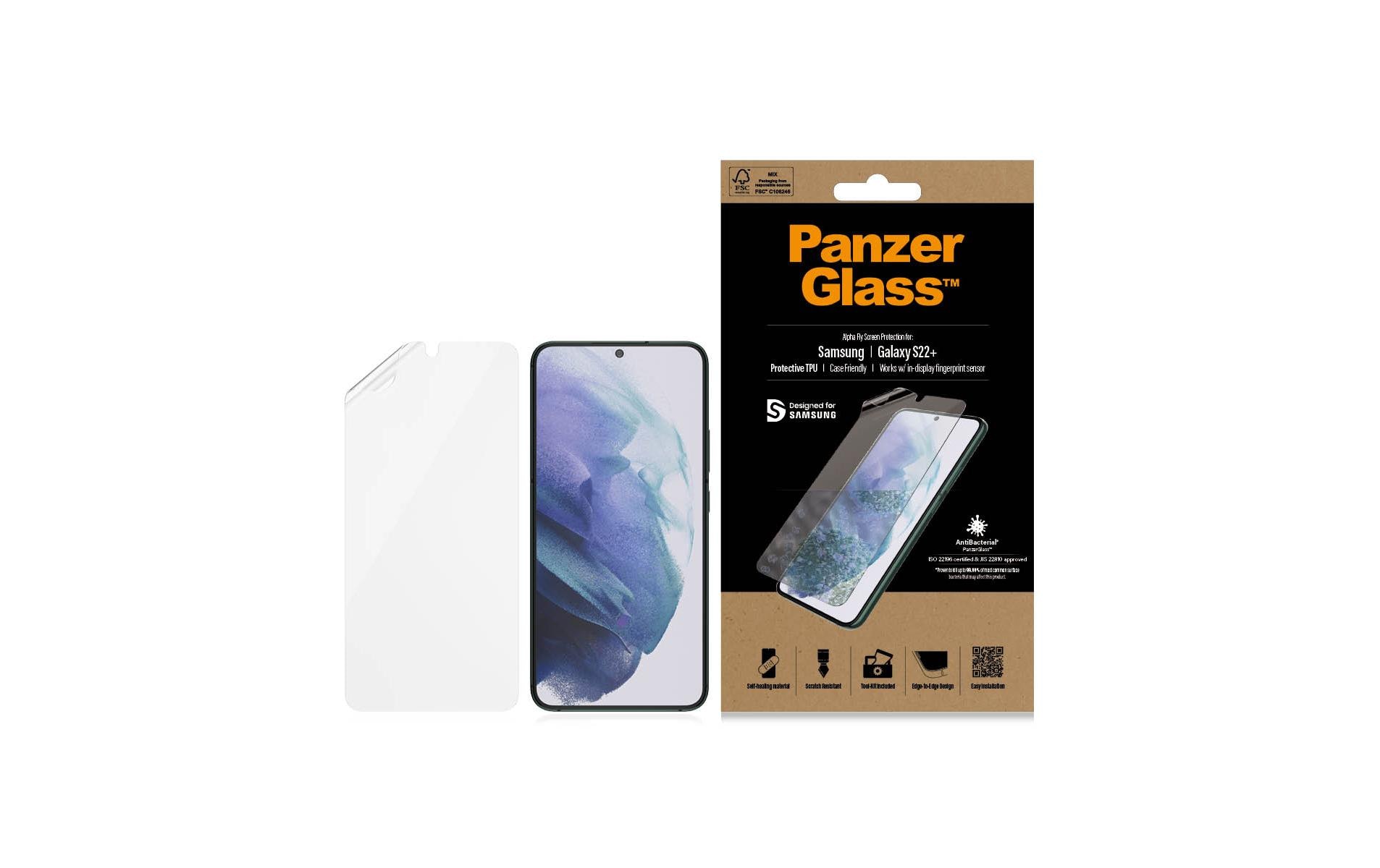 Panzerglass Displayschutz Case Friendly TPU Galaxy S22+