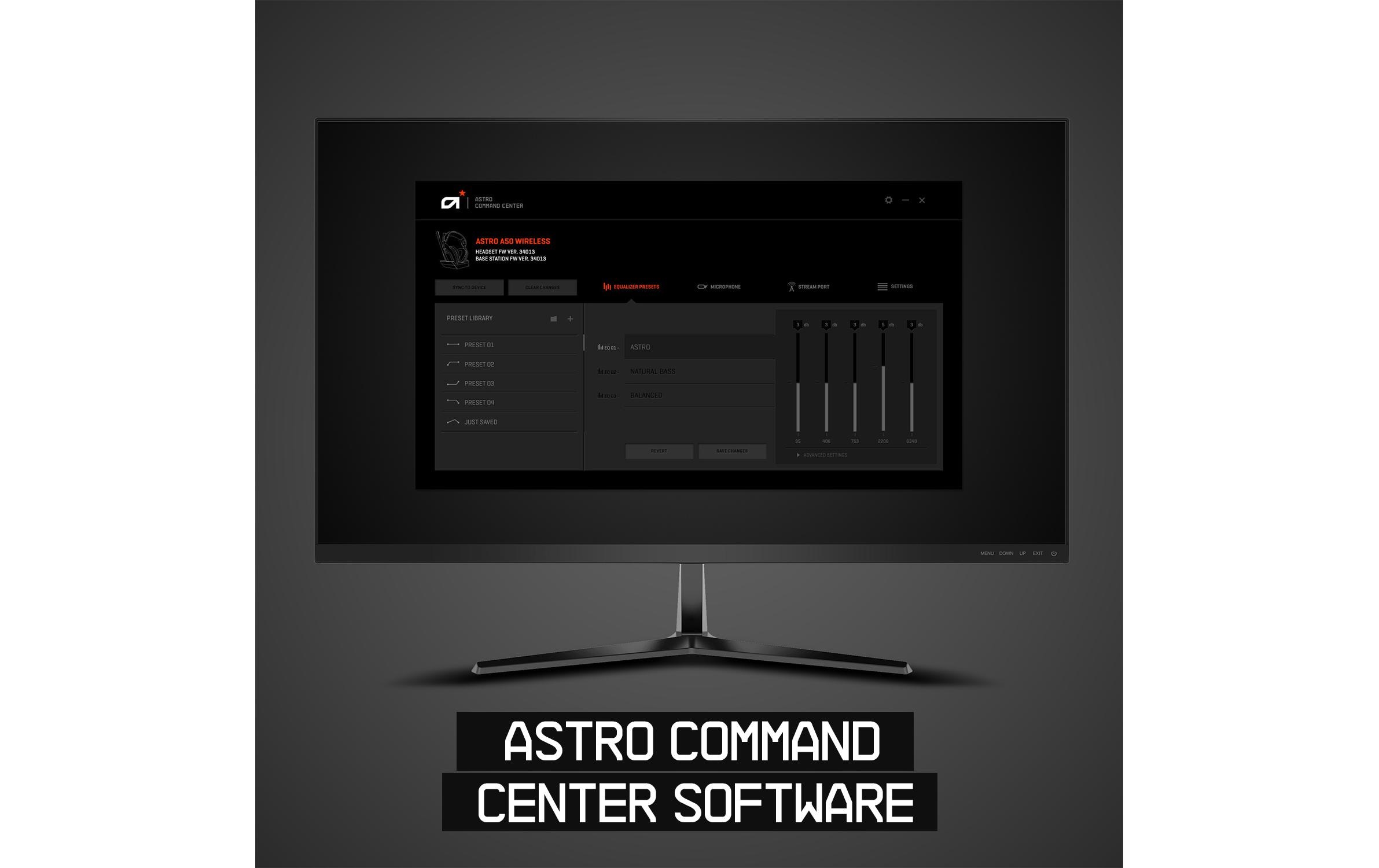 Astro Gaming Headset Astro A50 mit Base Station Schwarz