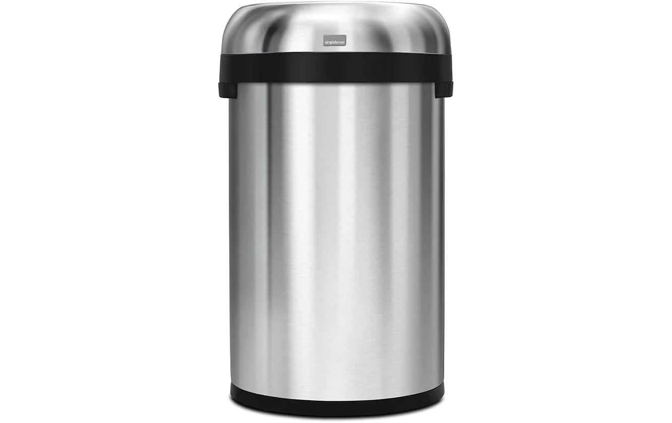 Simplehuman Abfalleimer CW1468 60 Liter, Silber