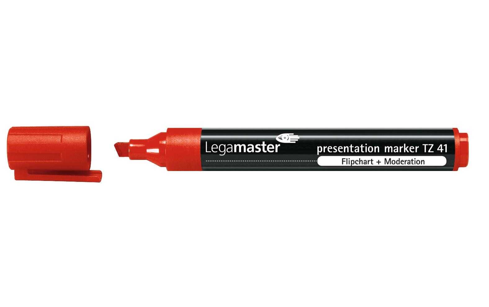 Legamaster Flipchart-Marker TZ 41 Rot, 1 Stück