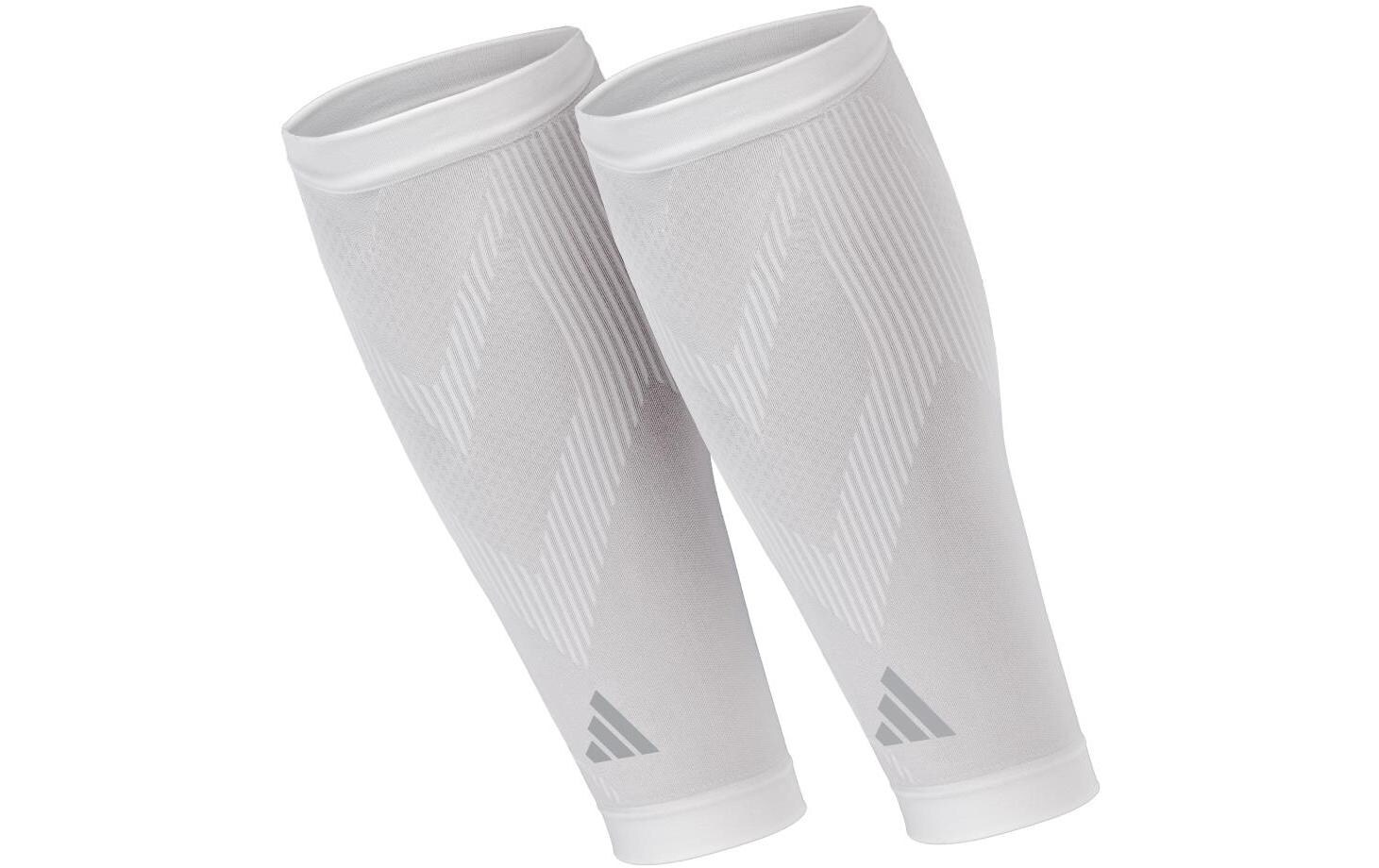 adidas Compression Calf Sleeves Weiss, L-XL