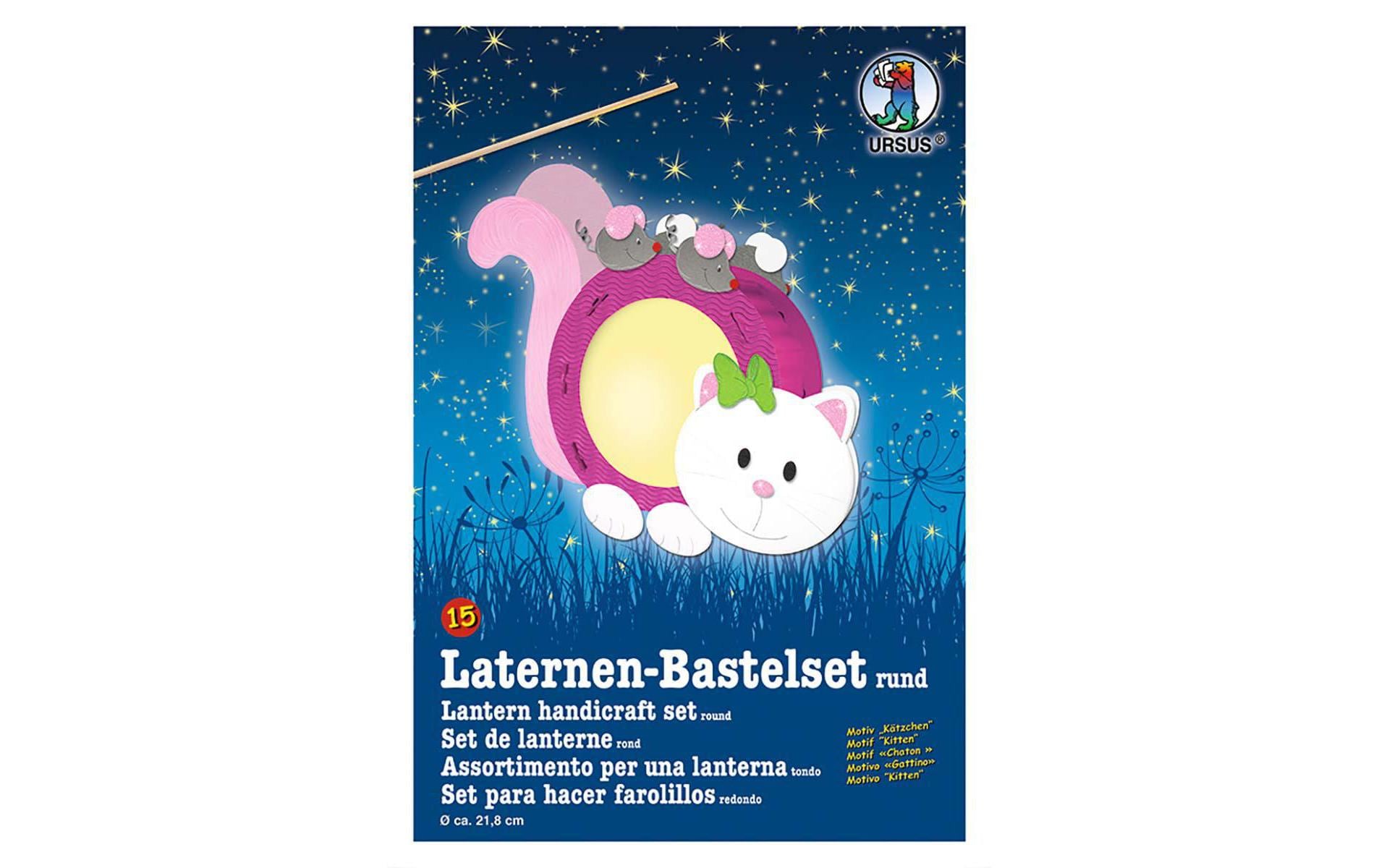 URSUS Laternen-Bastelset Katze