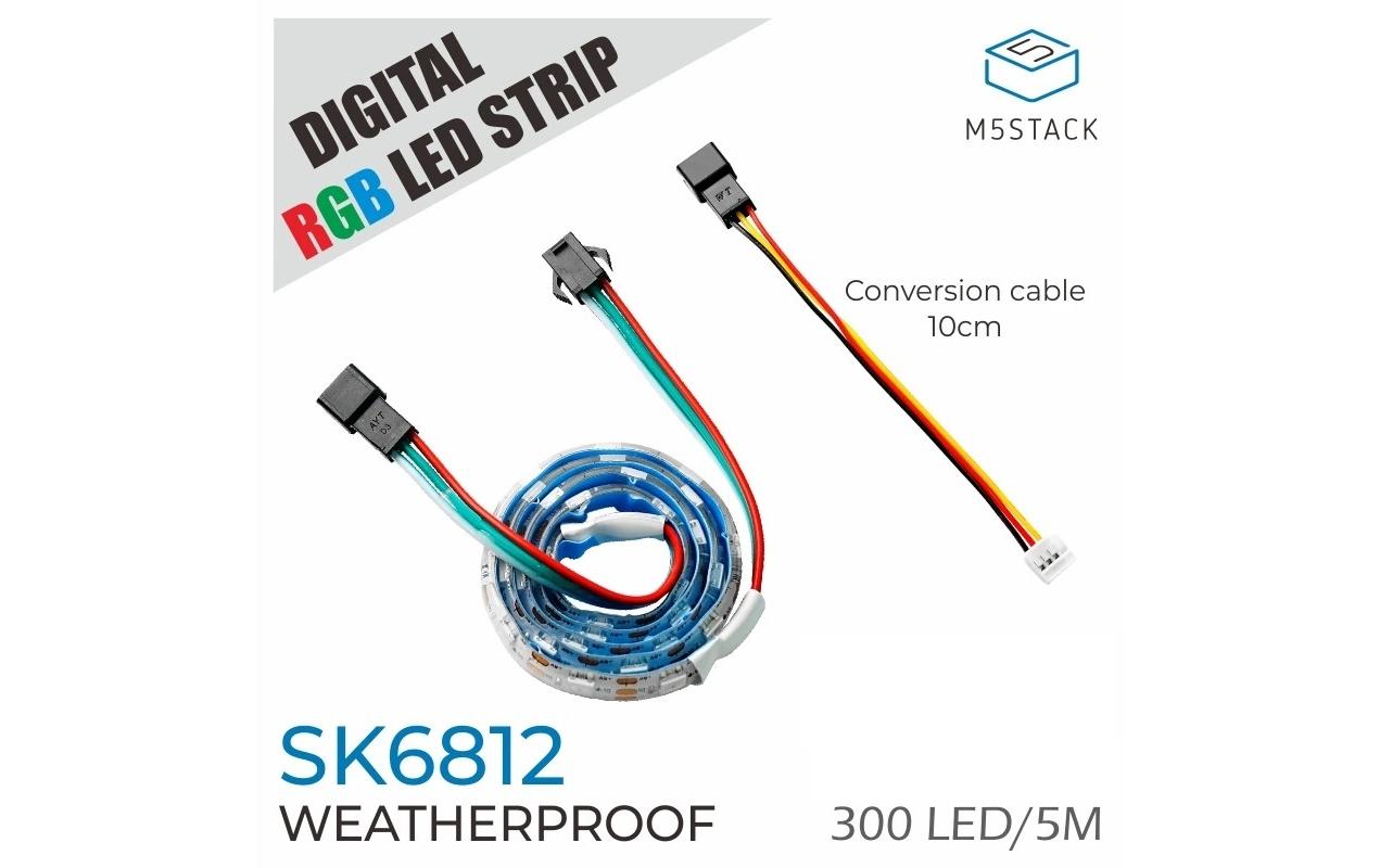 M5Stack LED Stripe Digitale RGB LED Streife SK6812 5 m