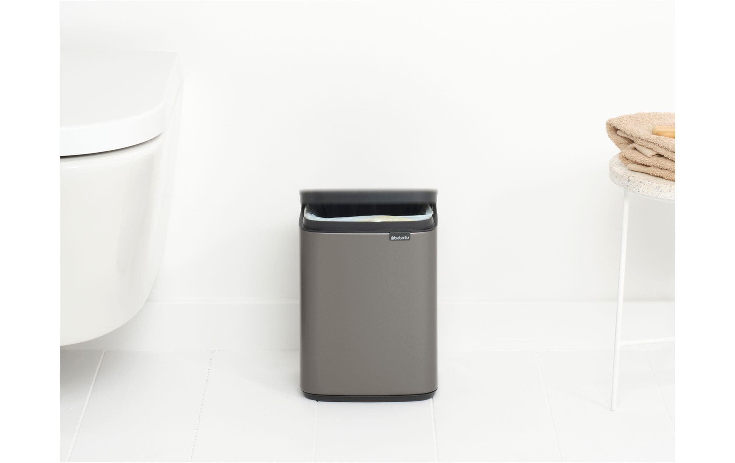 Brabantia Kosmetikeimer Bo Waste Bin 4 l, Platin