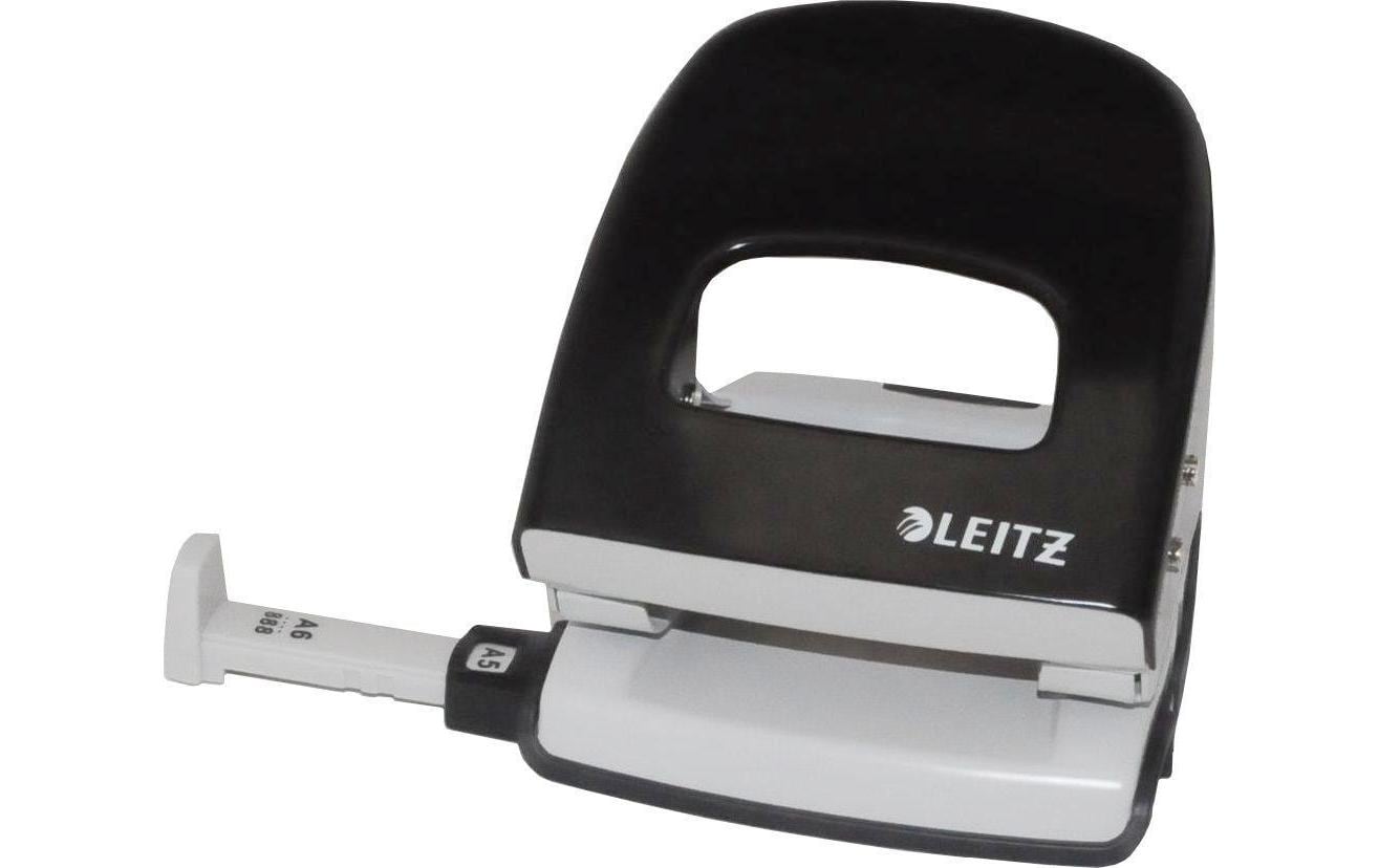 Leitz Locher NeXXt Metall, 30 Blatt, Schwarz