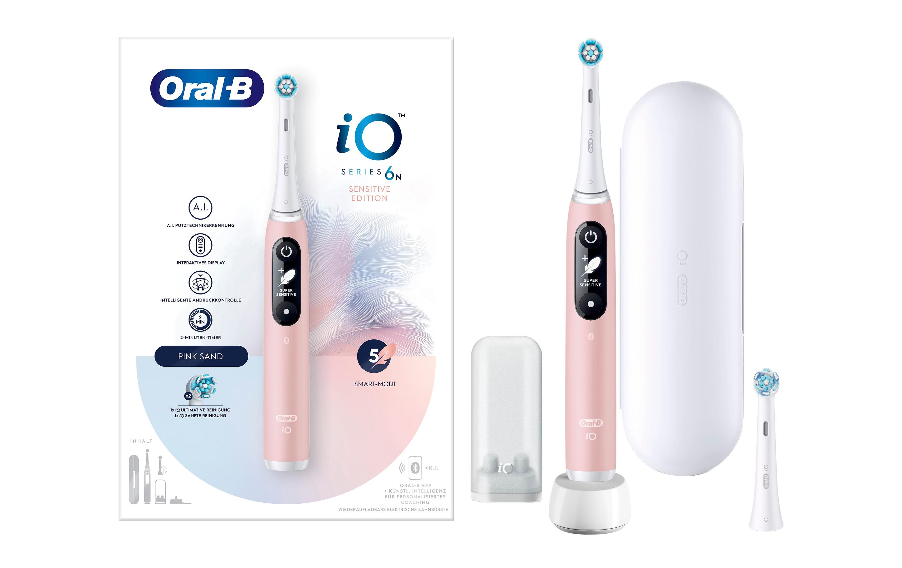 Oral-B Rotationszahnbürste iO Series 6 Pink Sand