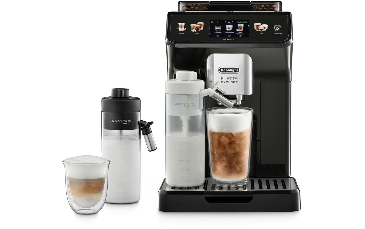 De'Longhi Kaffeevollautomat Eletta Explore ECAM450.65.G Schwarz