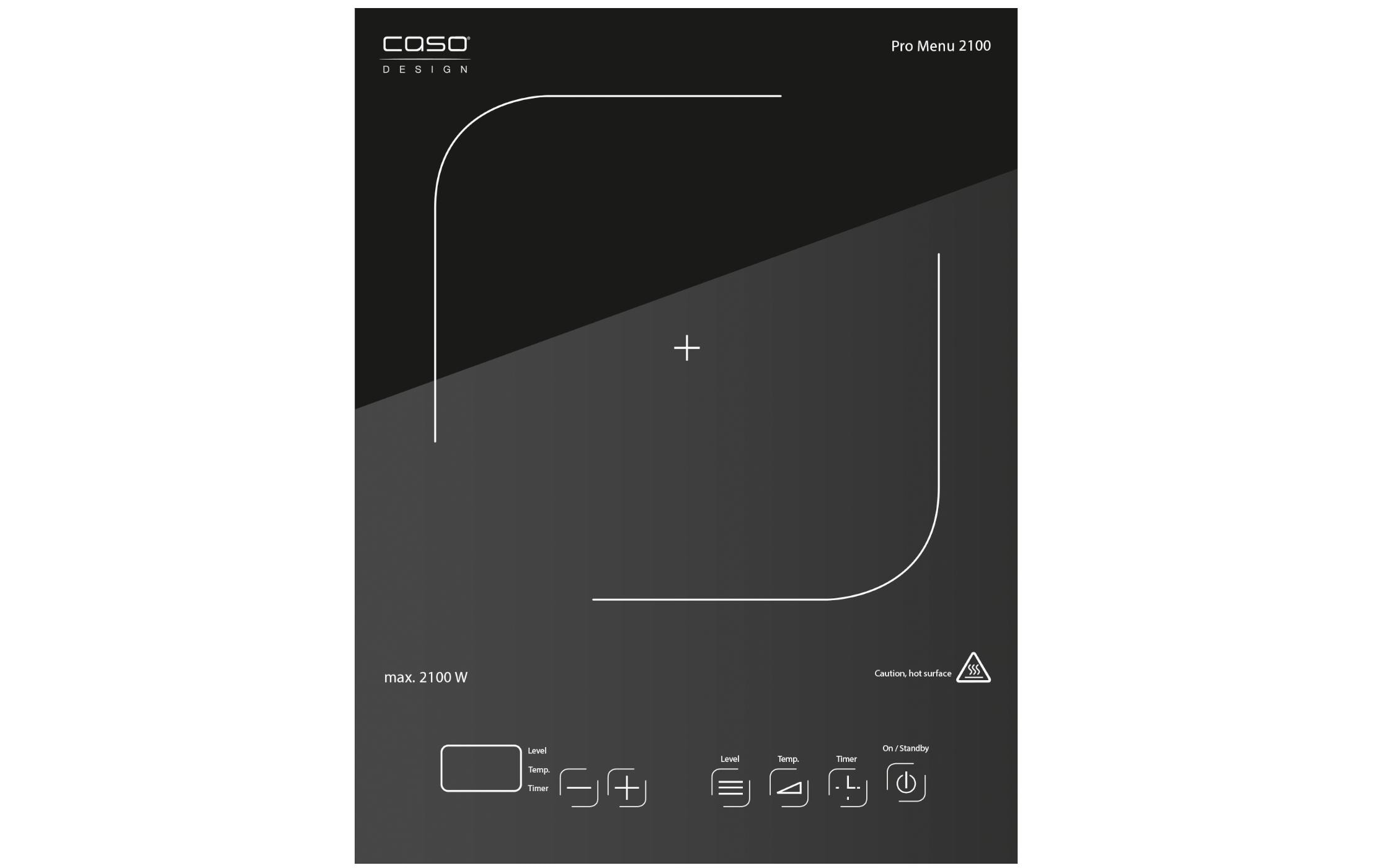 Caso Induktionskochplatte Pro Menu 2100 2100 W