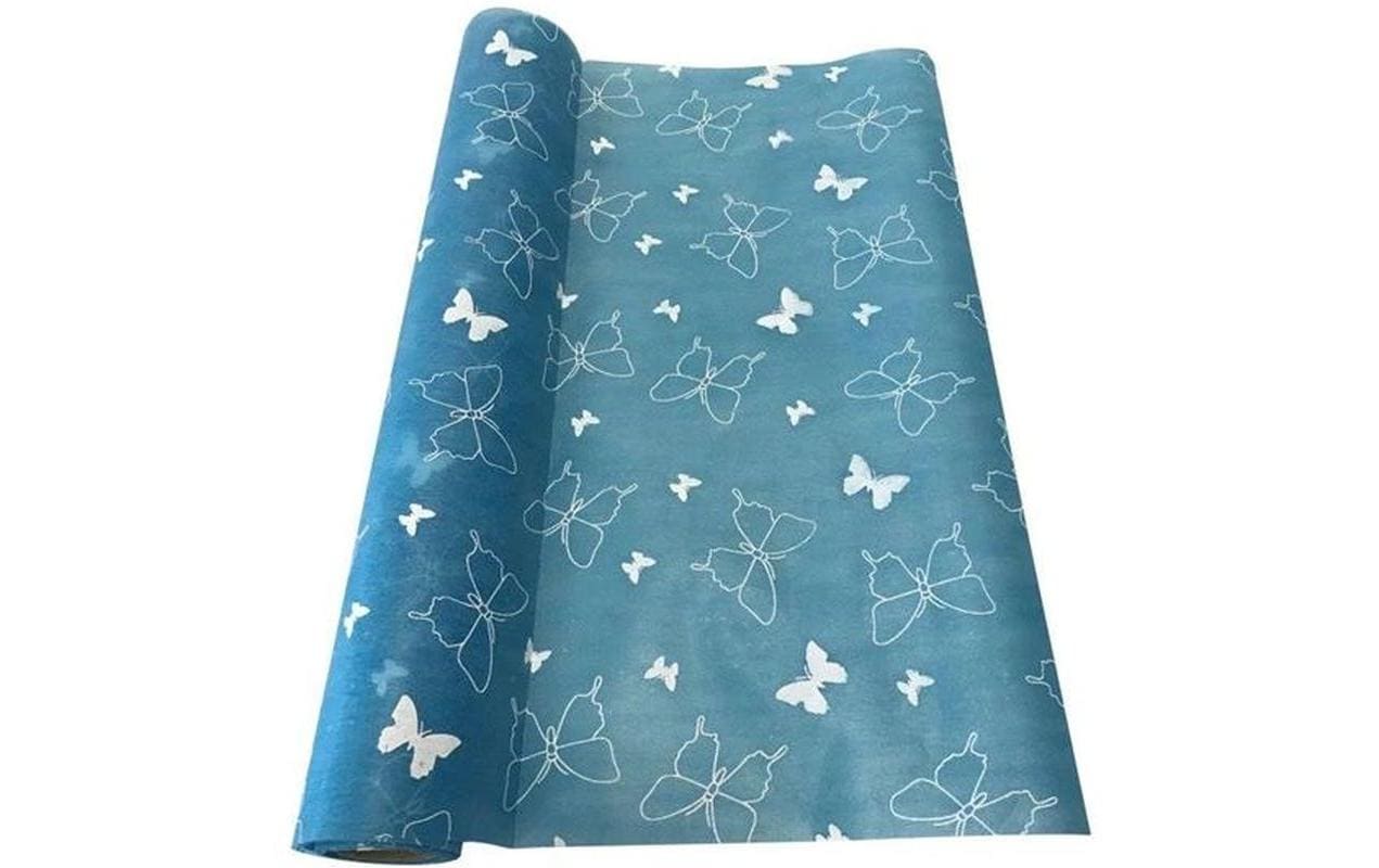 Dameco Stoff Vlies Schmetterling 36 cm x 300 cm, Blau