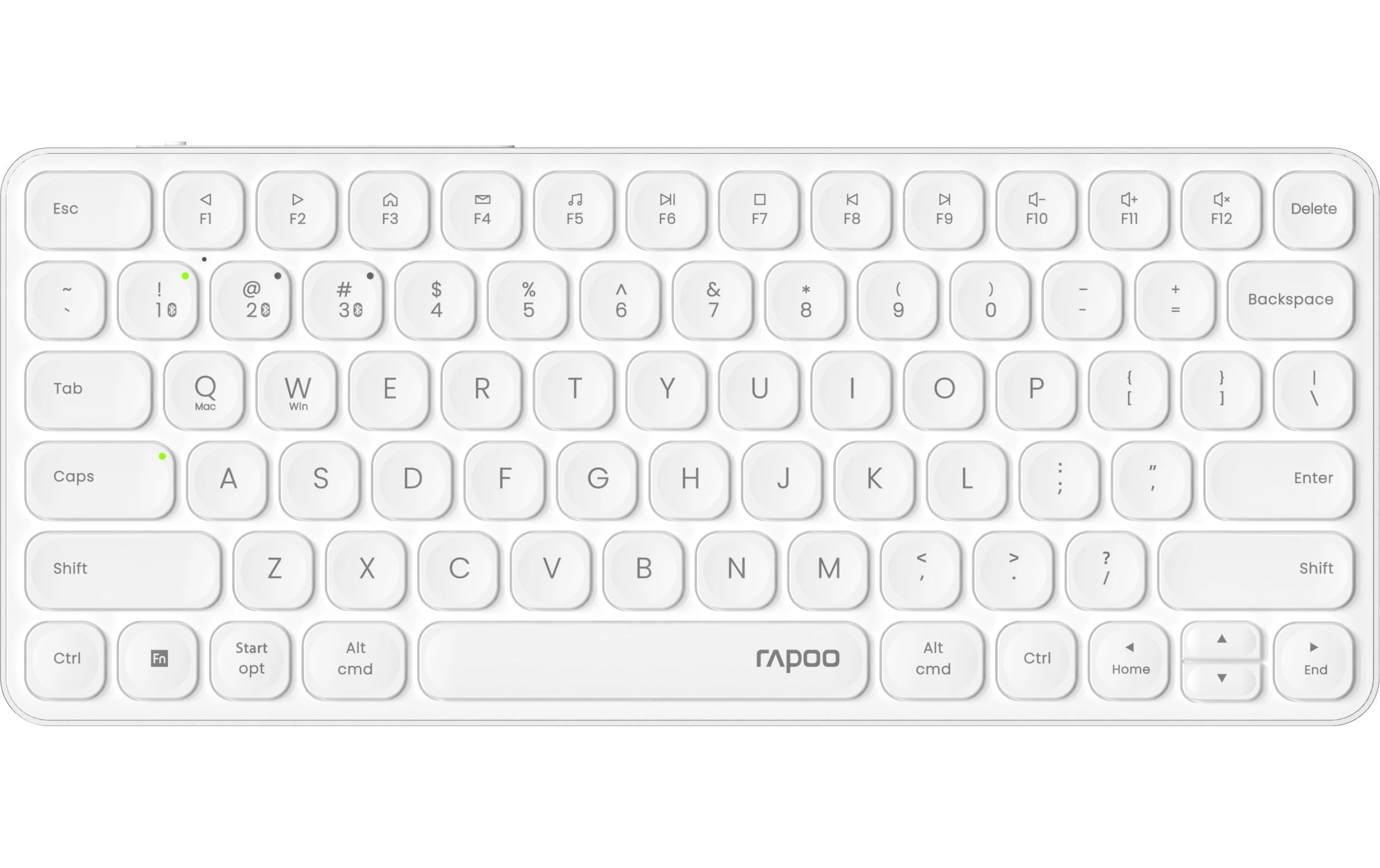 Rapoo Tastatur E9610M Weiss