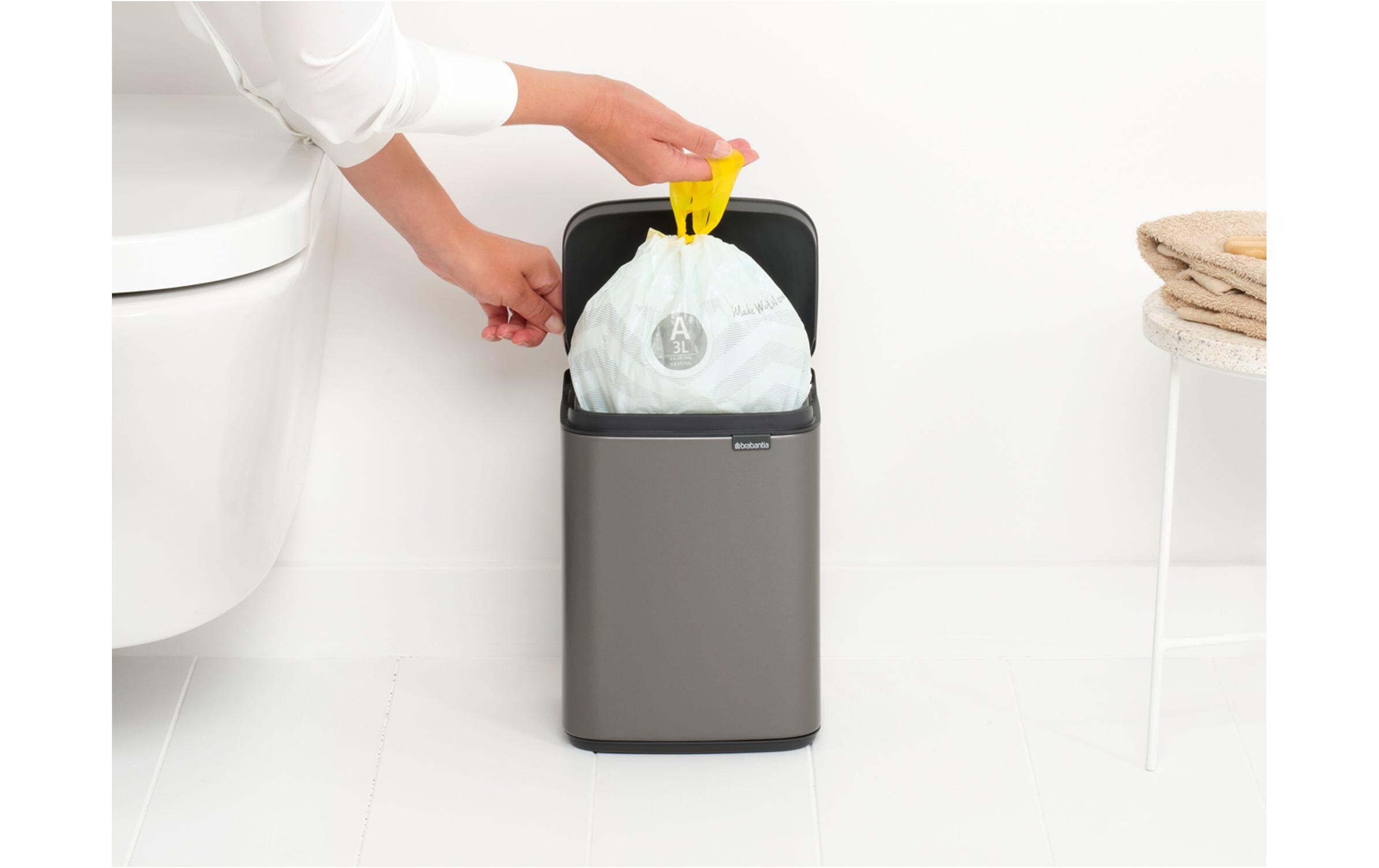 Brabantia Kosmetikeimer Bo Waste Bin 4 l, Platin