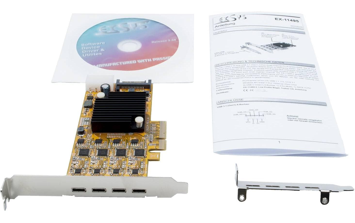 Exsys PCI-Karte EX-11495