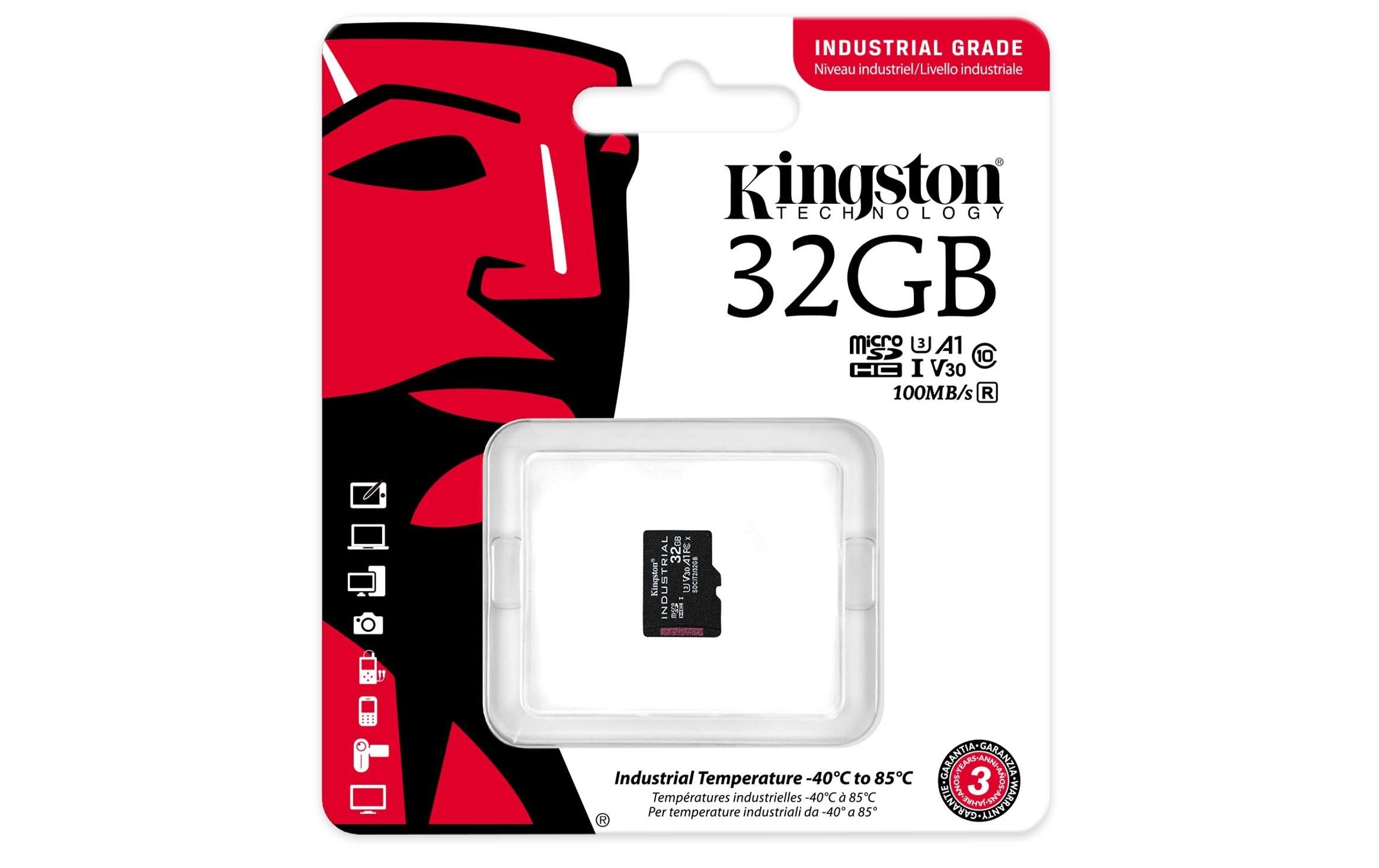 Kingston microSDHC-Karte Industrial UHS-I 32 GB