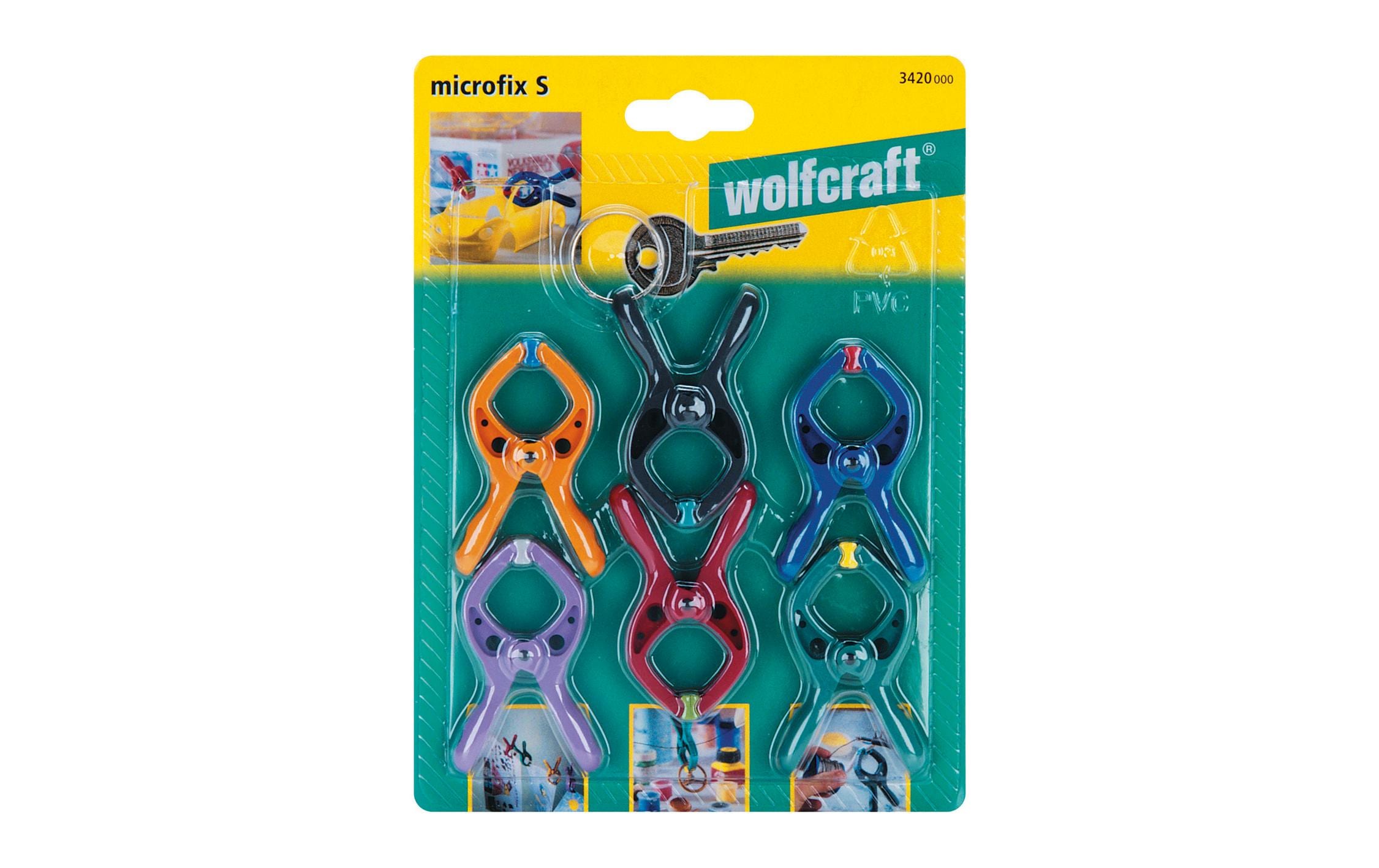 Wolfcraft Mini-Federzwinge Microfix, 6 x 20 mm